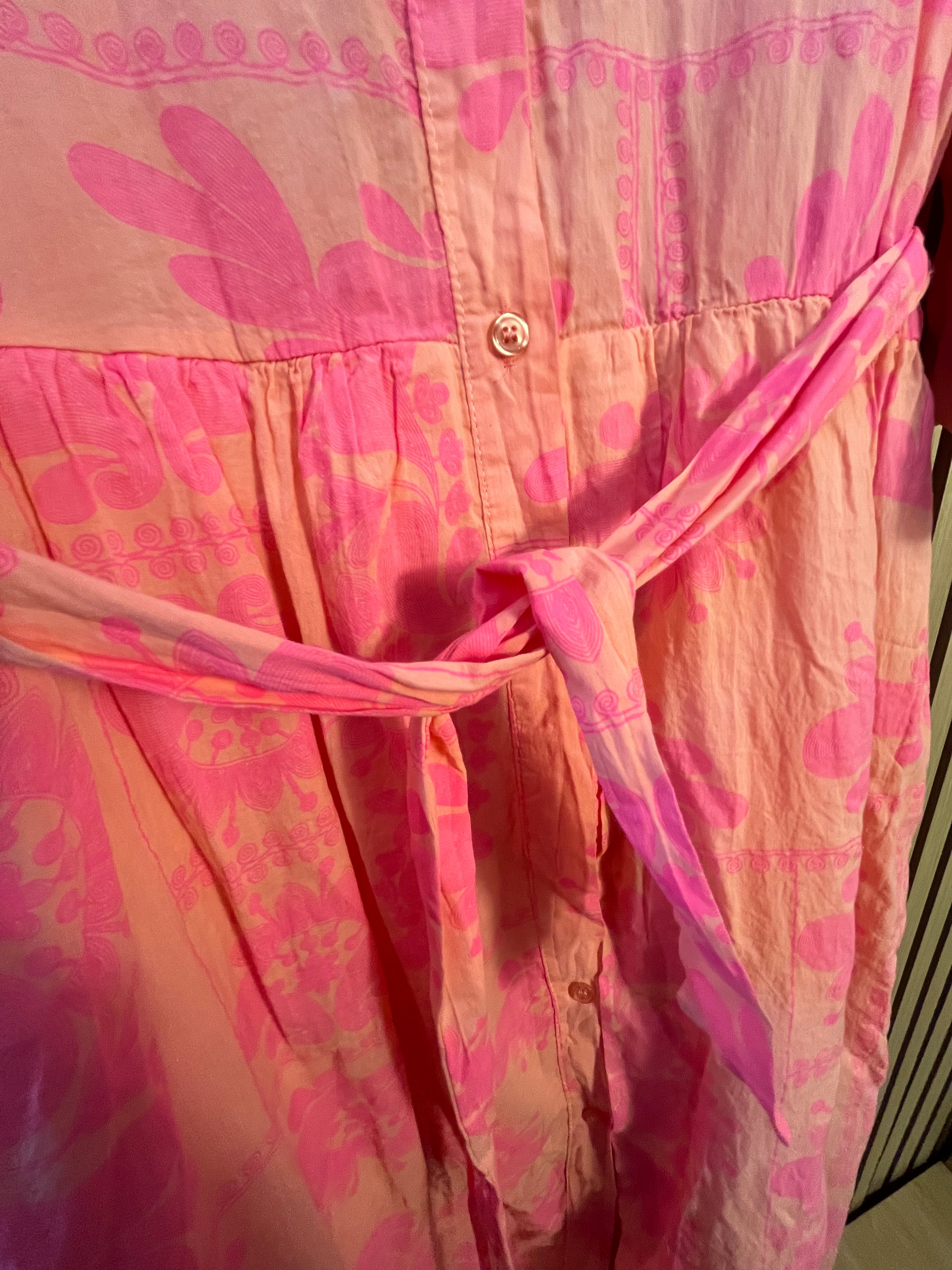 kleid Muster Baumwolle