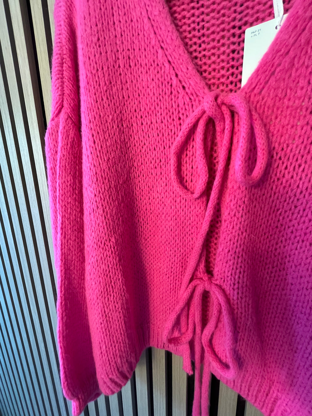 Schleifen-Cardigan „Fee“ Strickjacke weich