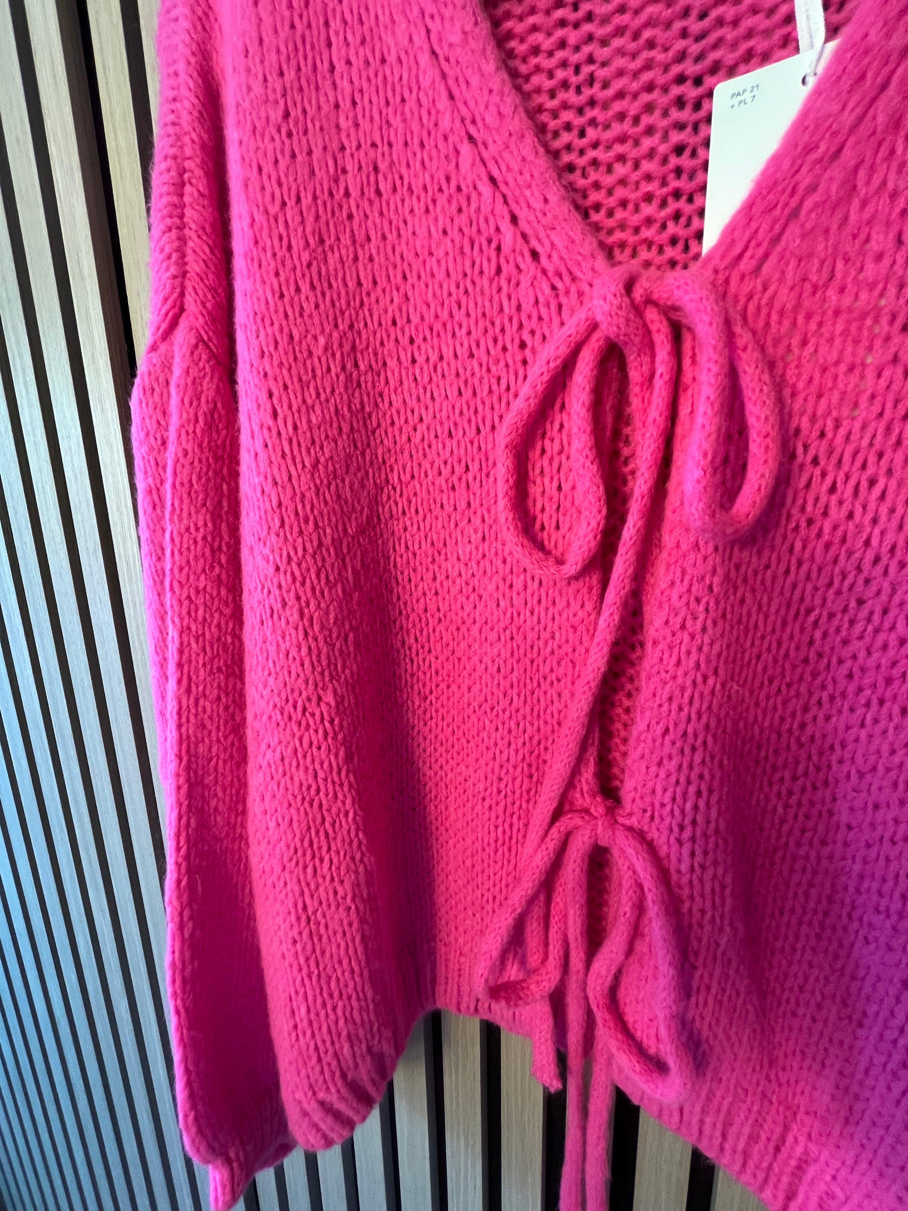 Schleifen-Cardigan „Fee“ Strickjacke weich