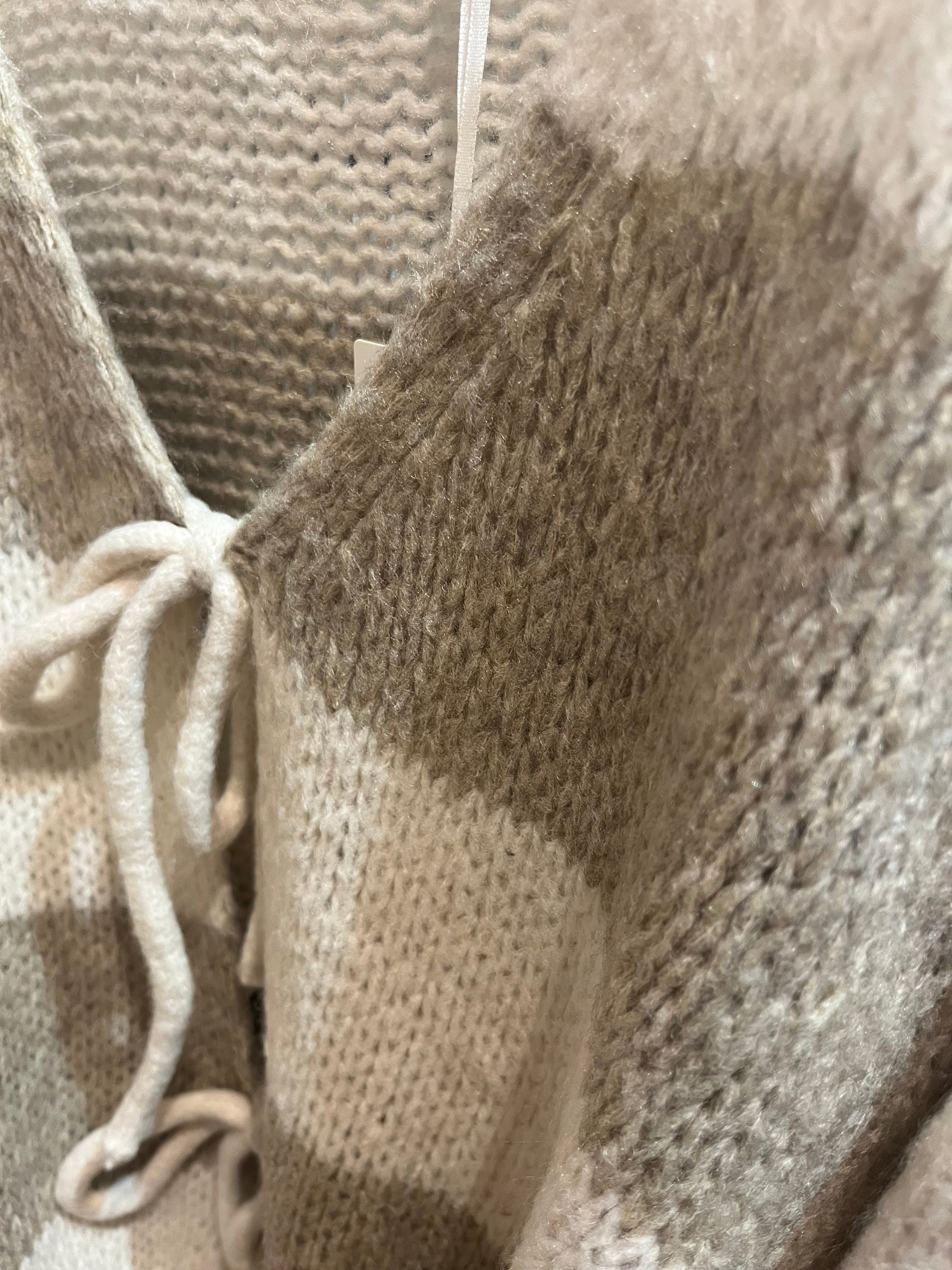 Schleifen-Cardigan „Fee“ Strickjacke weich