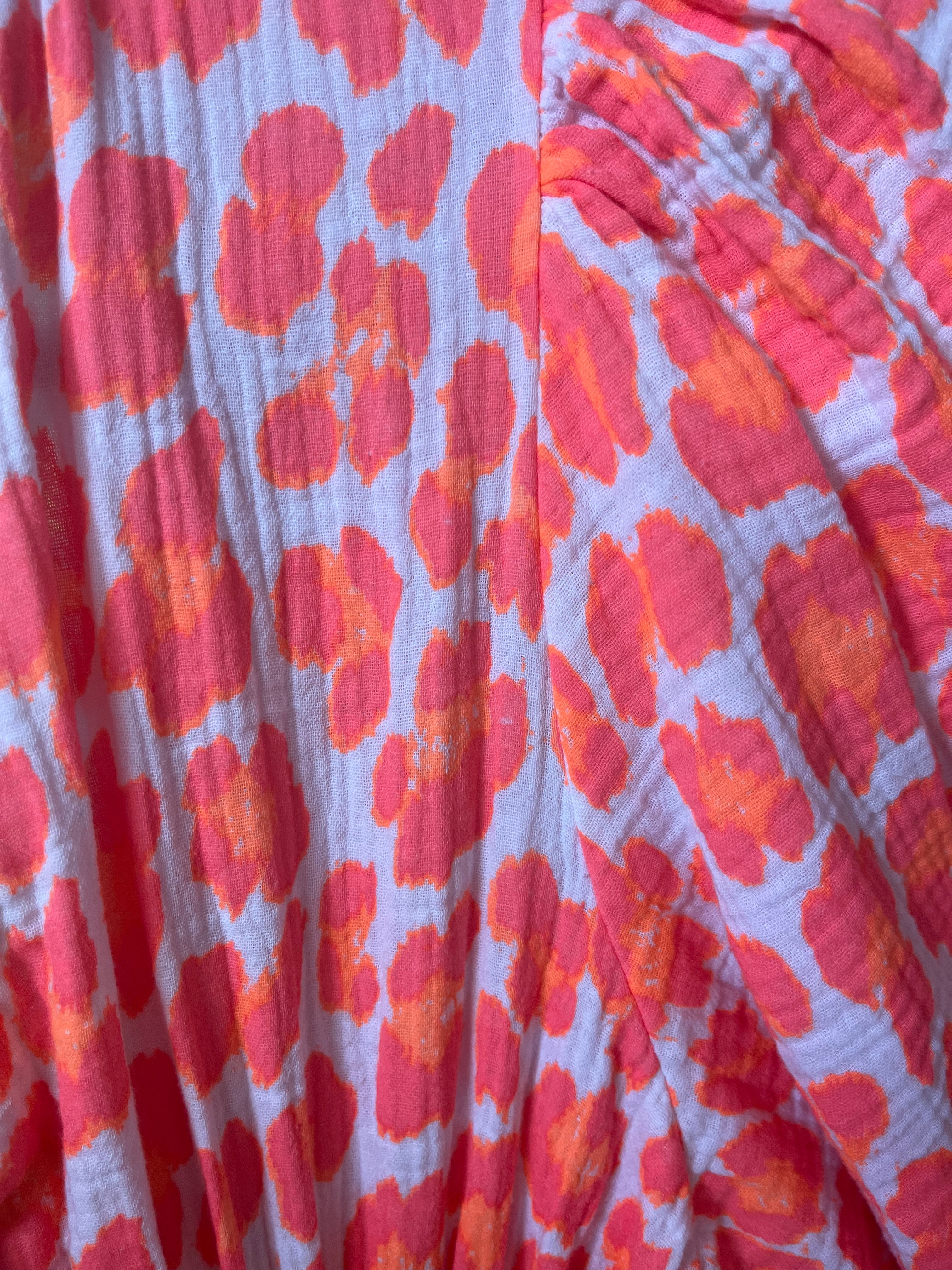 Kleid „Lynn“ lang Leo Langarm Baumwolle Musselin
