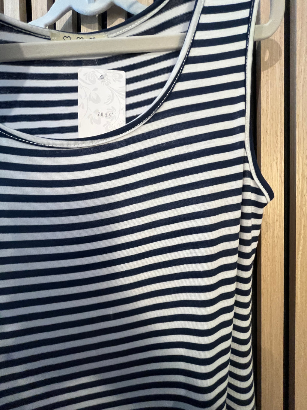 Kleid lang mit Streifen
