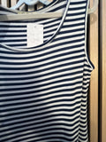Kleid lang mit Streifen