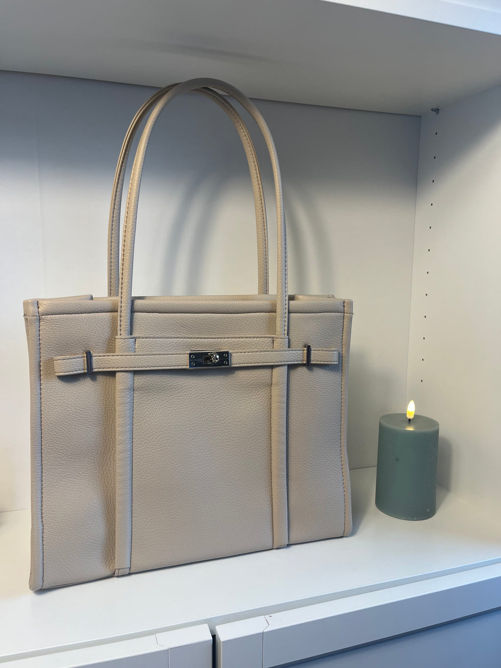 Tasche schloss Kunst leder