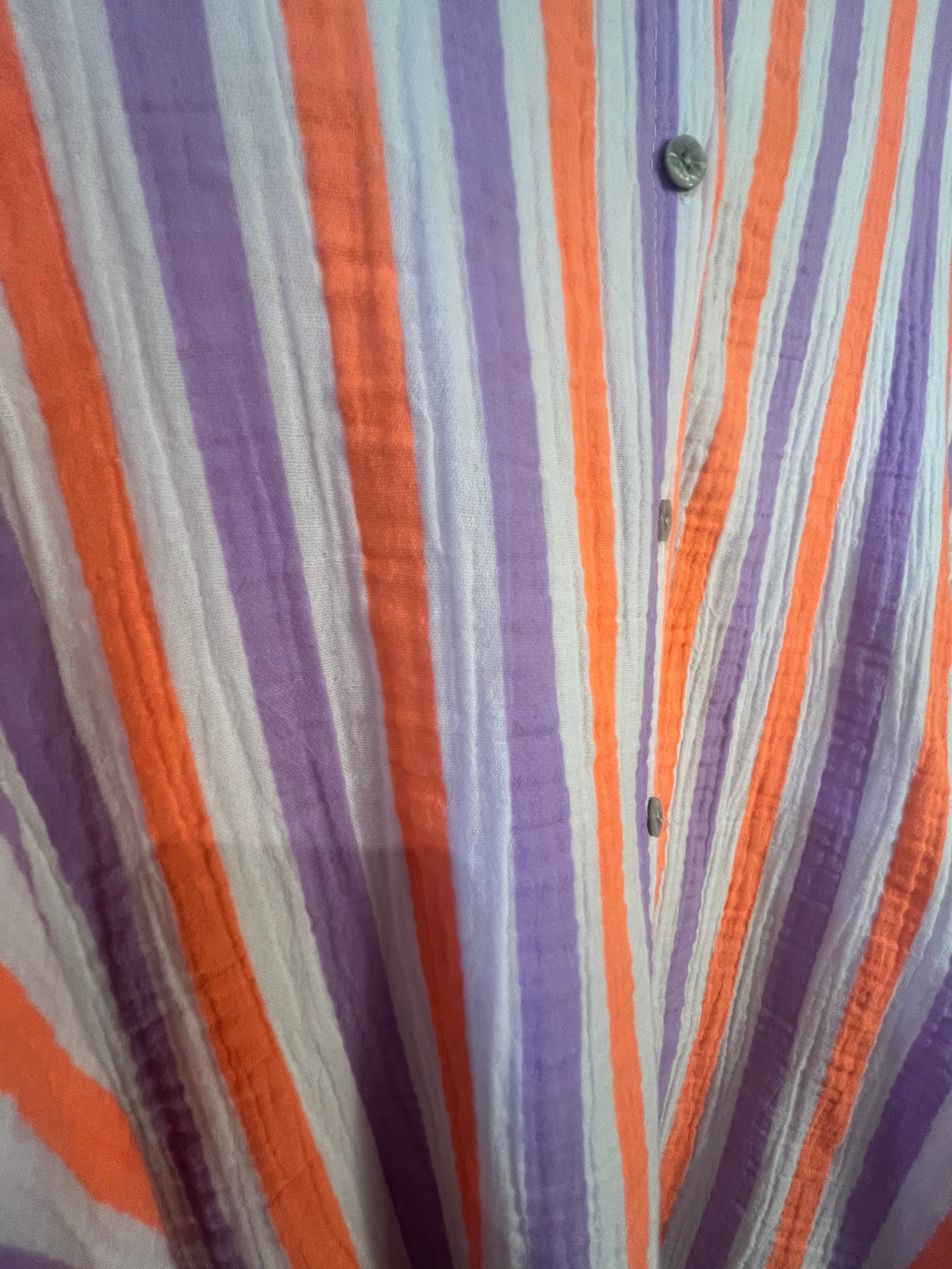 Musselin Bluse Streifen