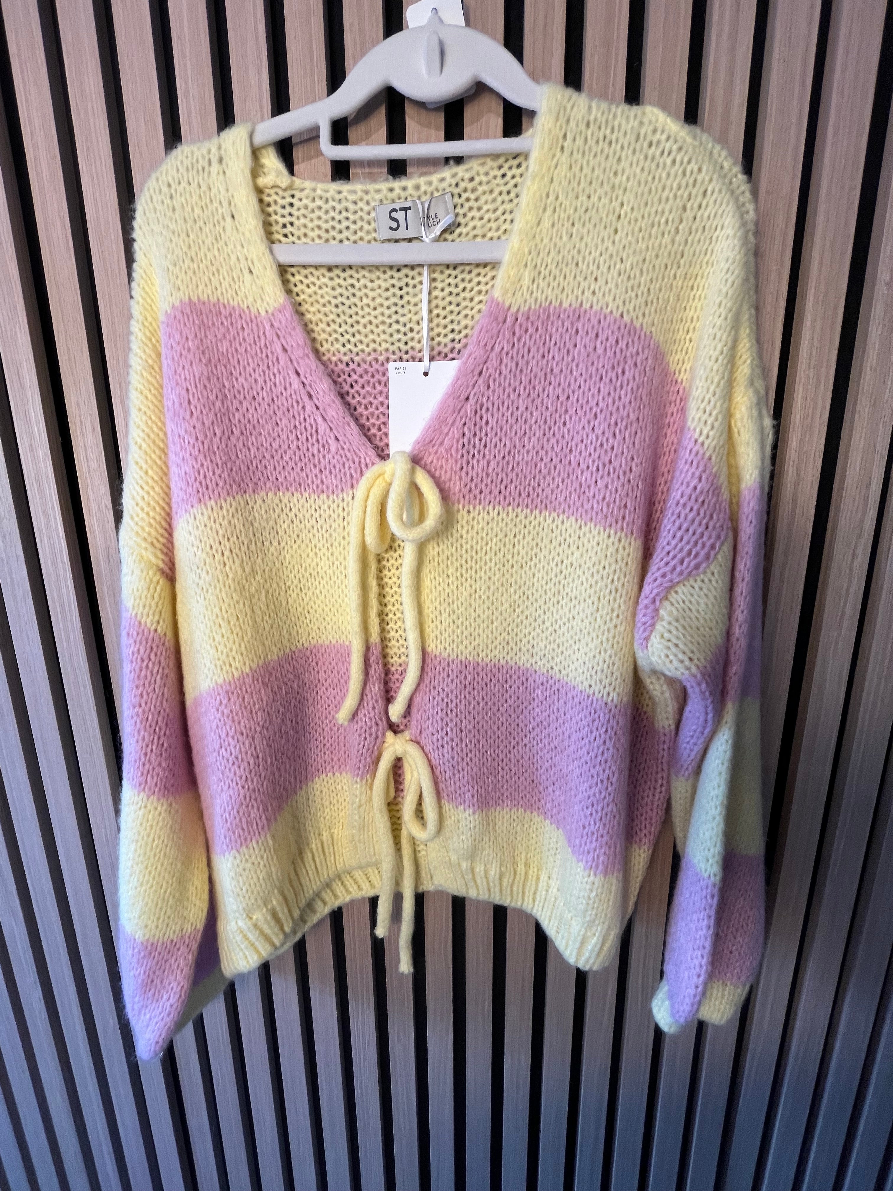 Schleifen-Cardigan „Fee“ Strickjacke weich