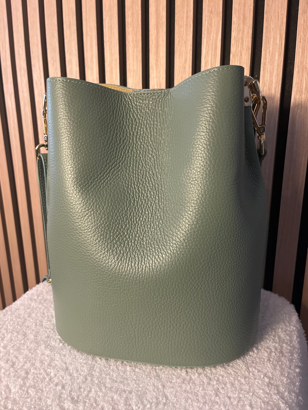 Tasche Leder Beutelform 