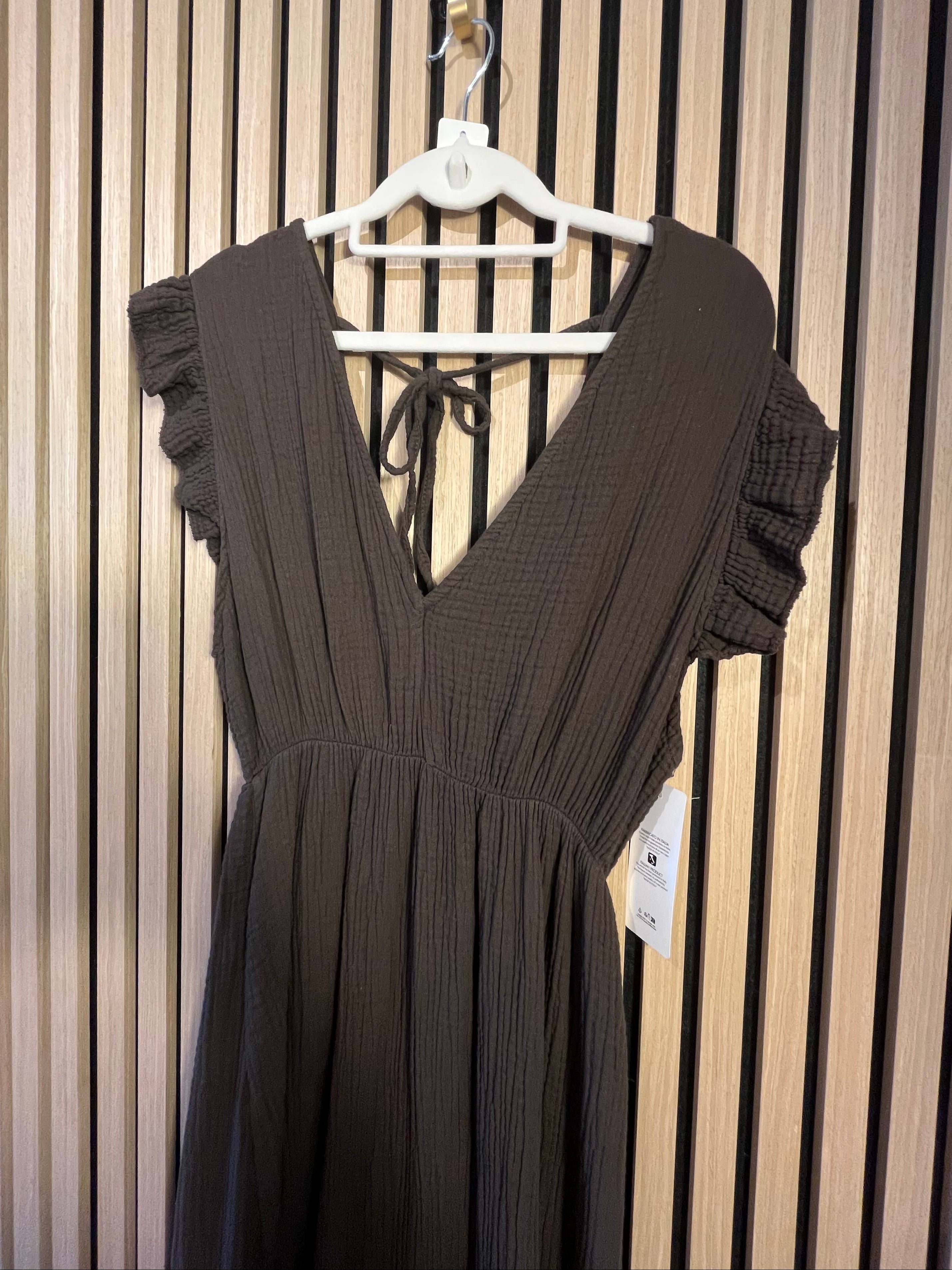 Kleid Musselin uni Baumwolle