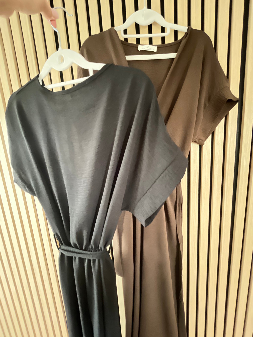 Jumpsuit schwarz braun