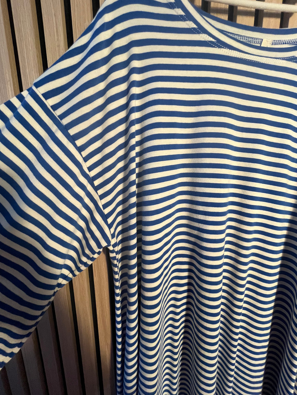 Long Shirt plussize curvy Streifen