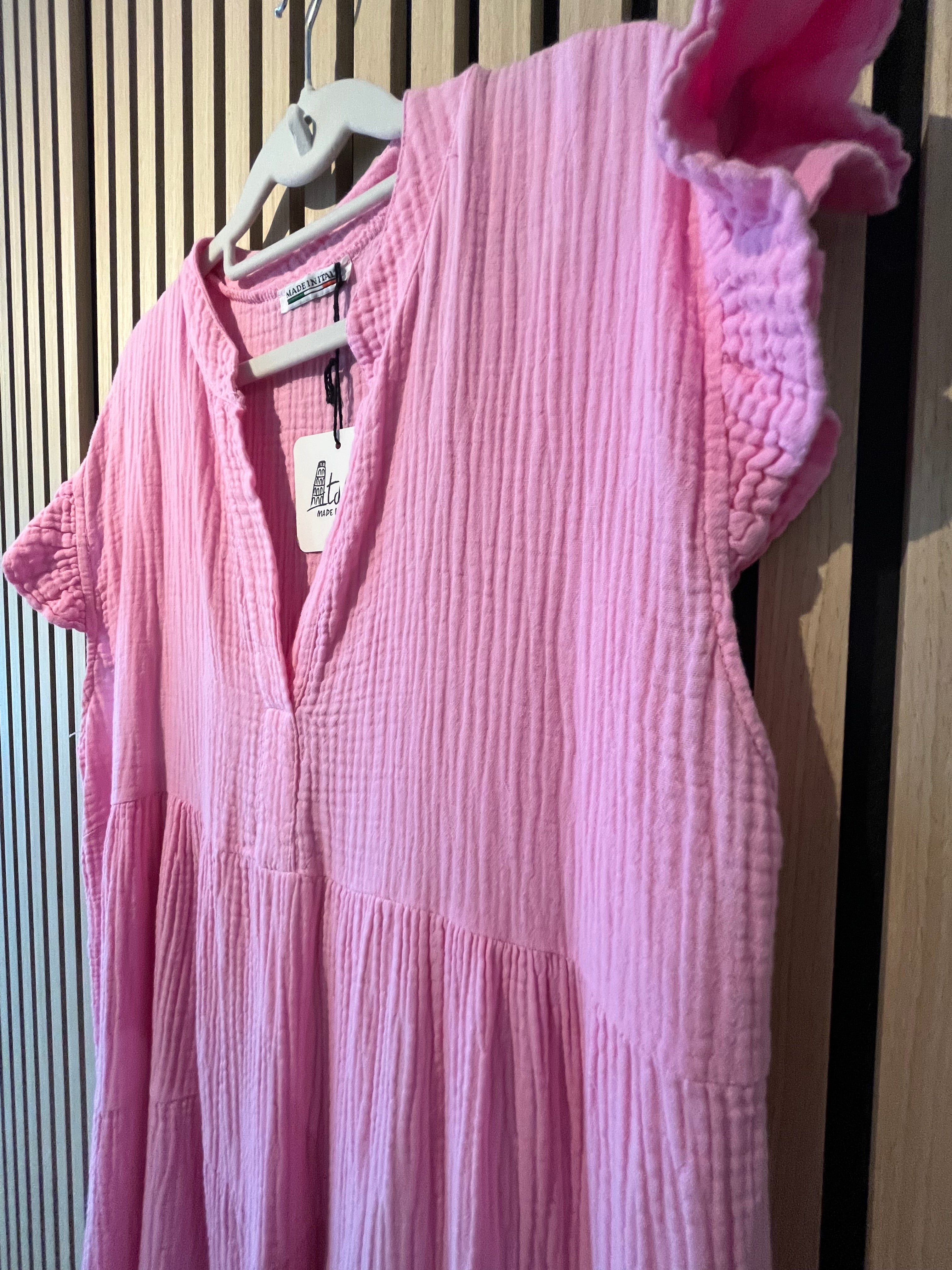 Kleid Musselin Baumwolle kurz