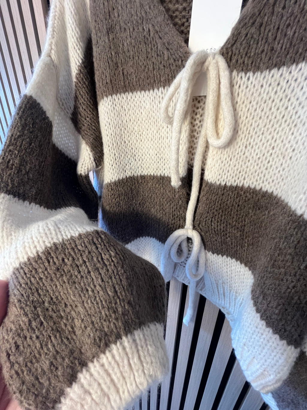 Schleifen-Cardigan „Fee“ Strickjacke weich