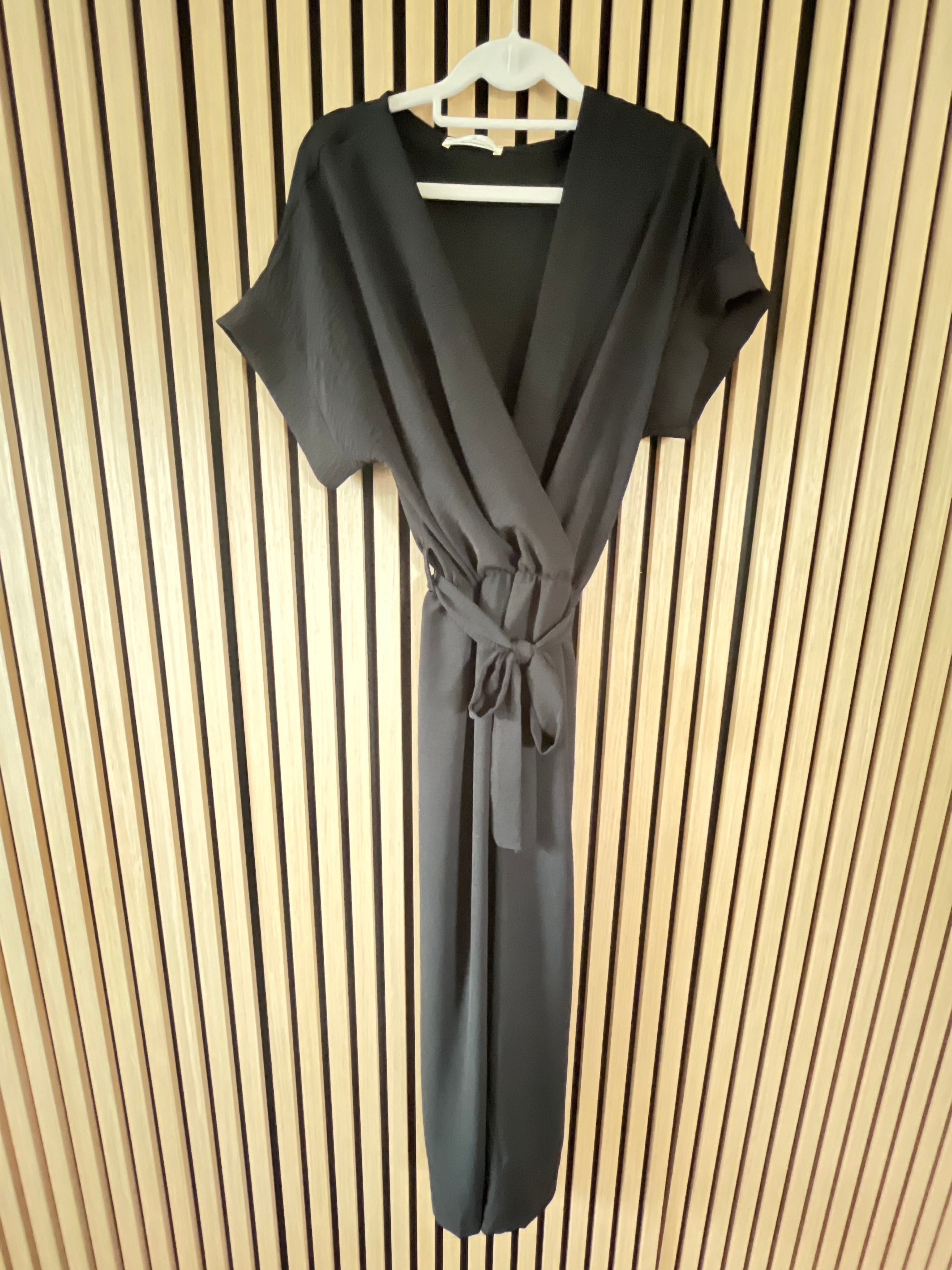 Jumpsuit schwarz braun