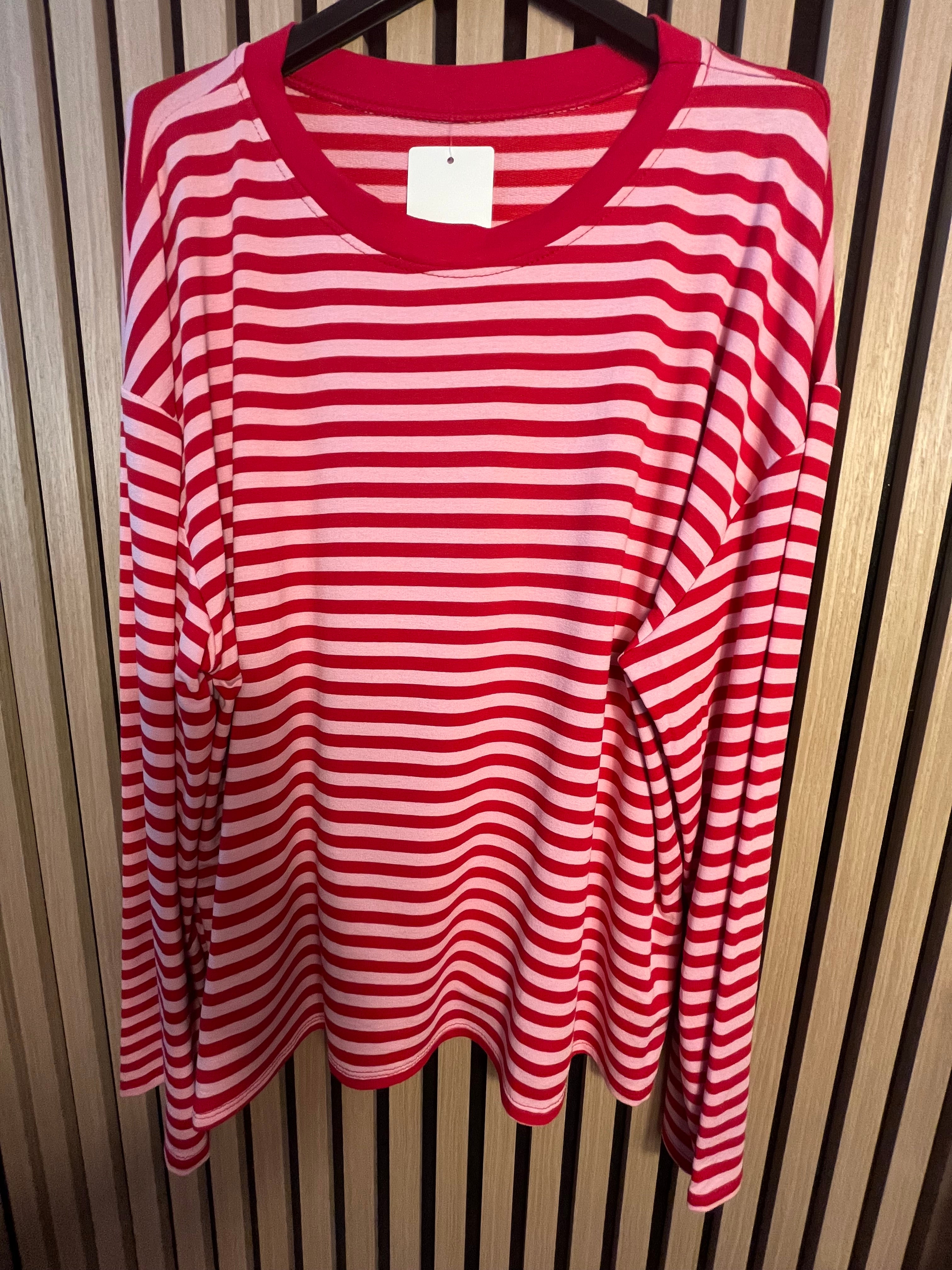 Shirt mit Streifen Langarm