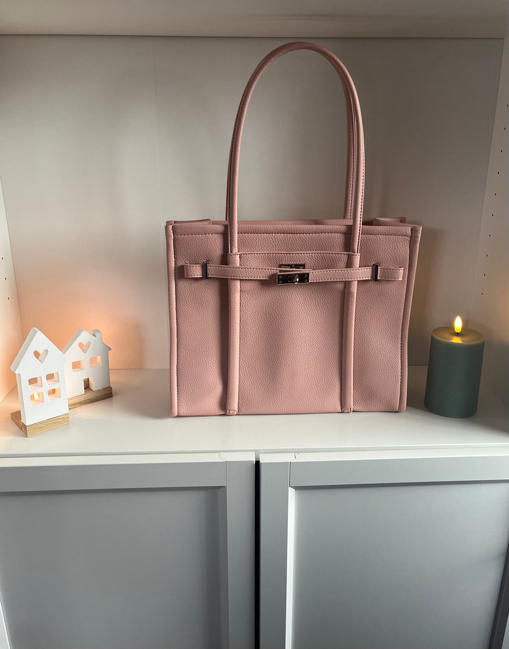 Tasche schloss Kunst leder