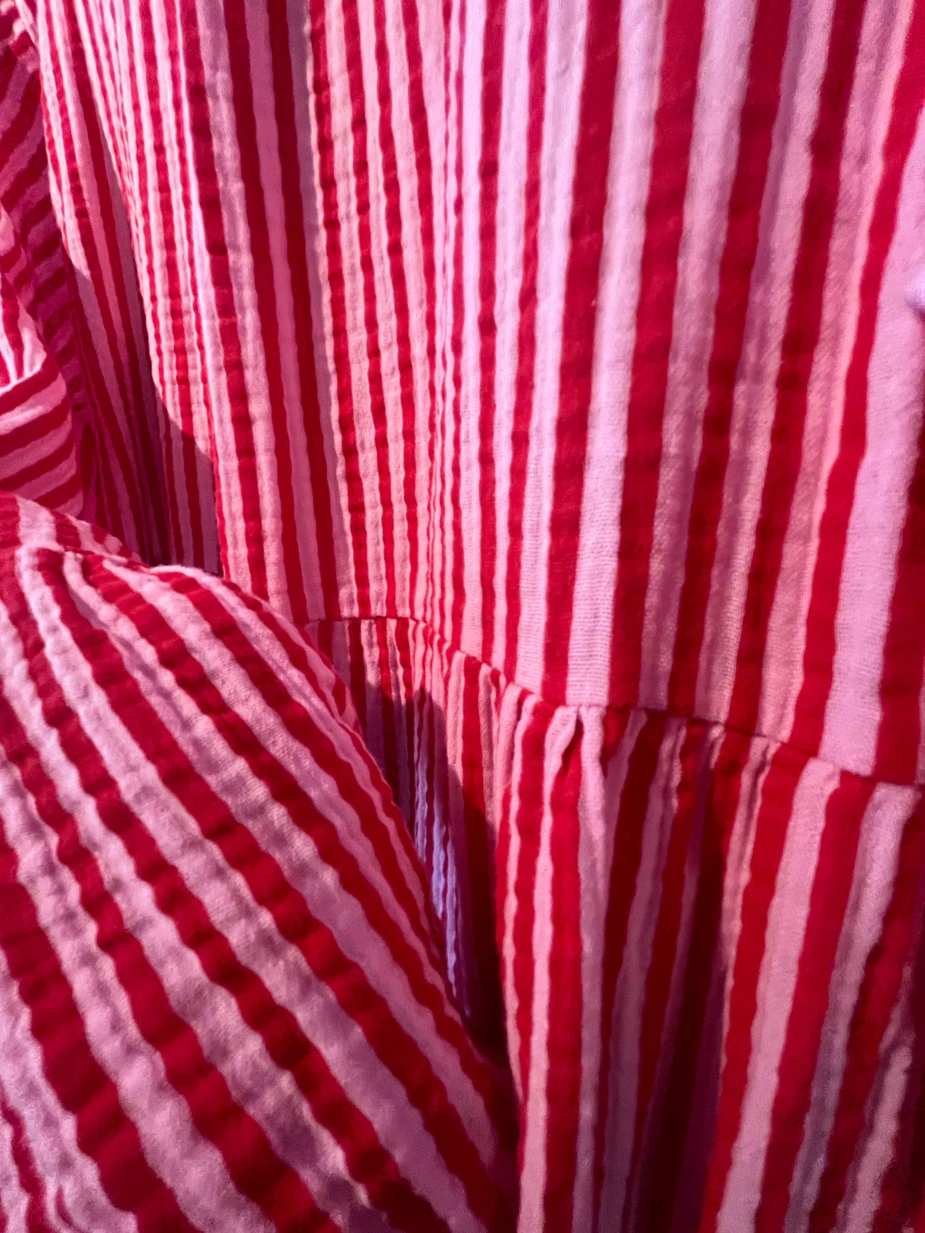 Kleid kurz Streifen