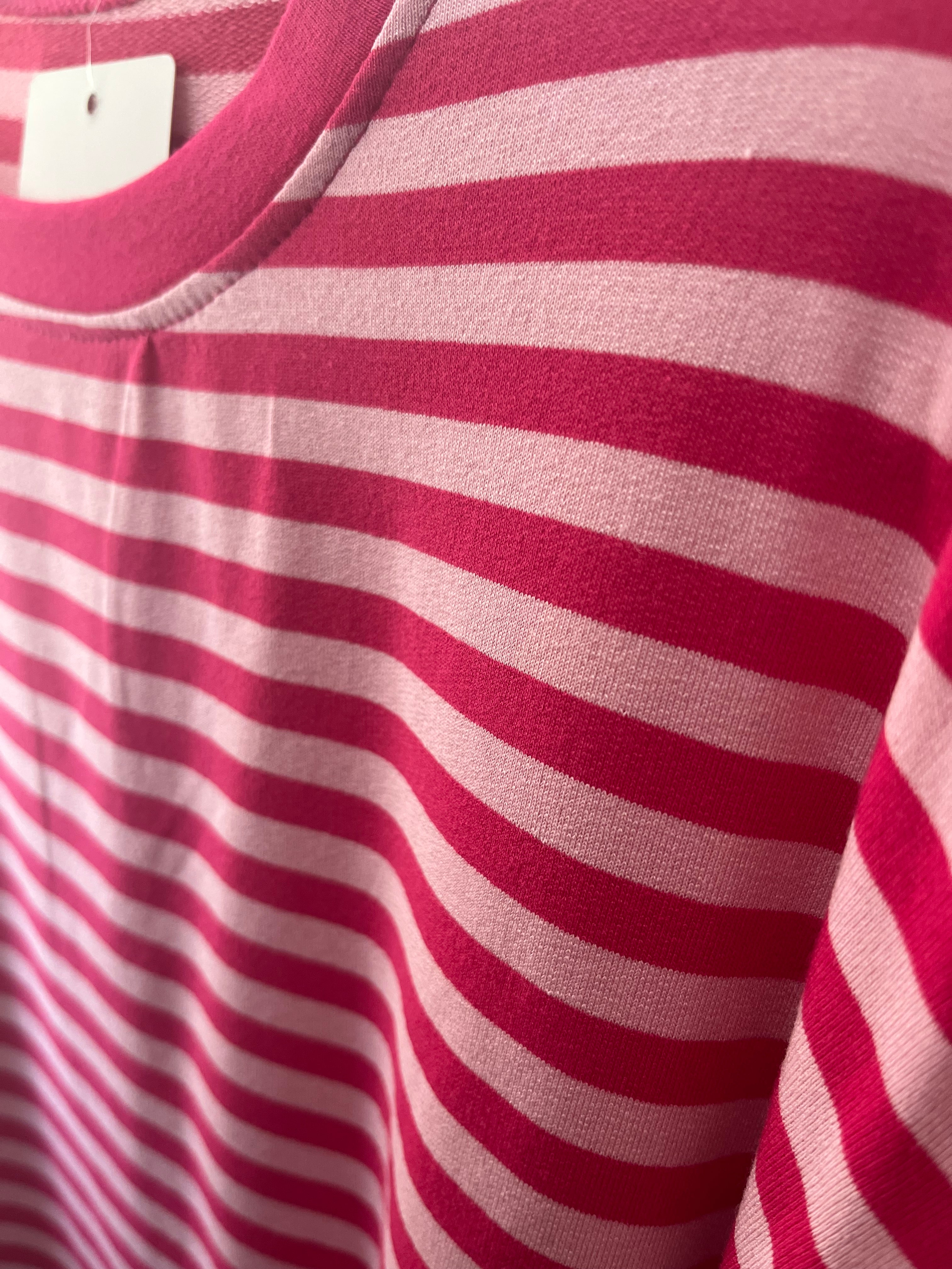 Shirt „Clara“ mit Streifen Kurzarm