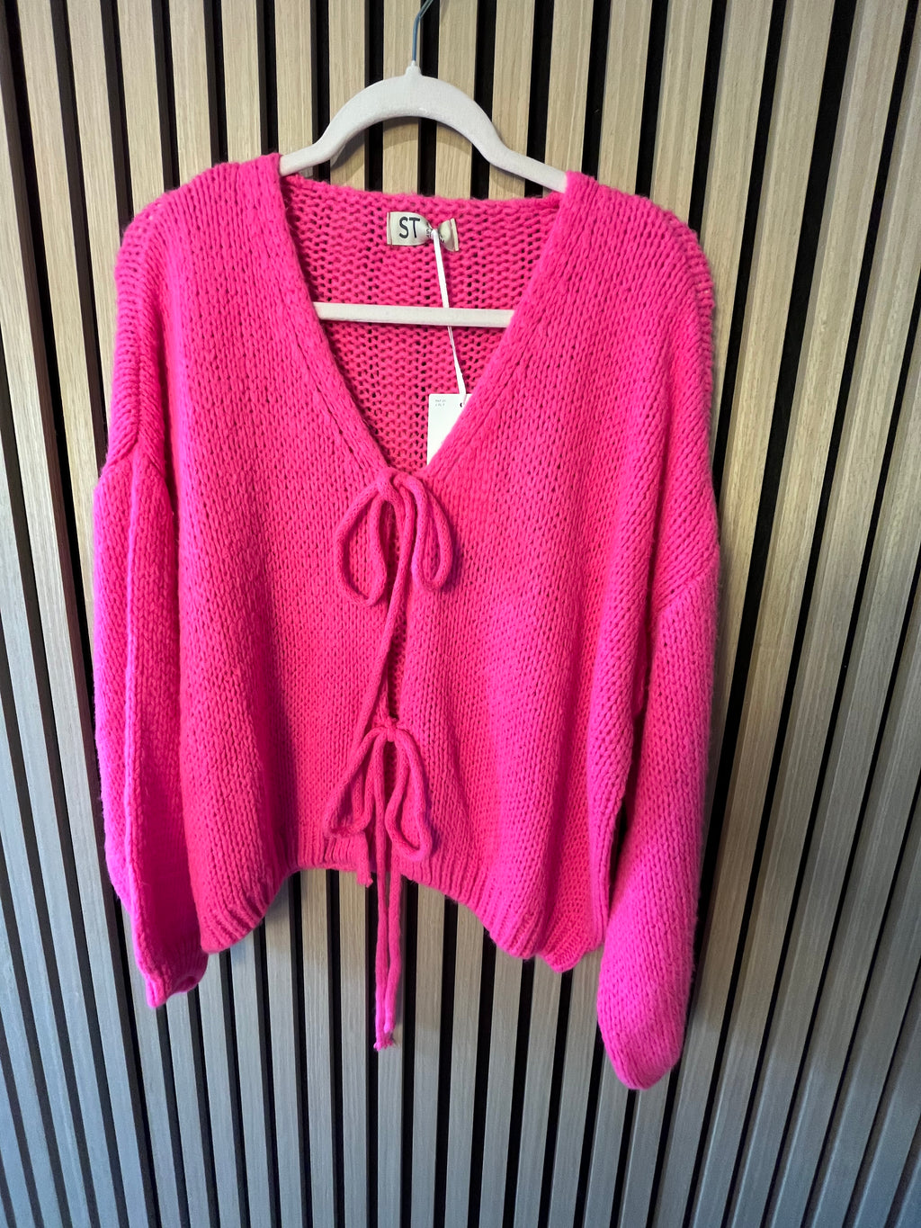 Schleifen-Cardigan „Fee“ Strickjacke weich