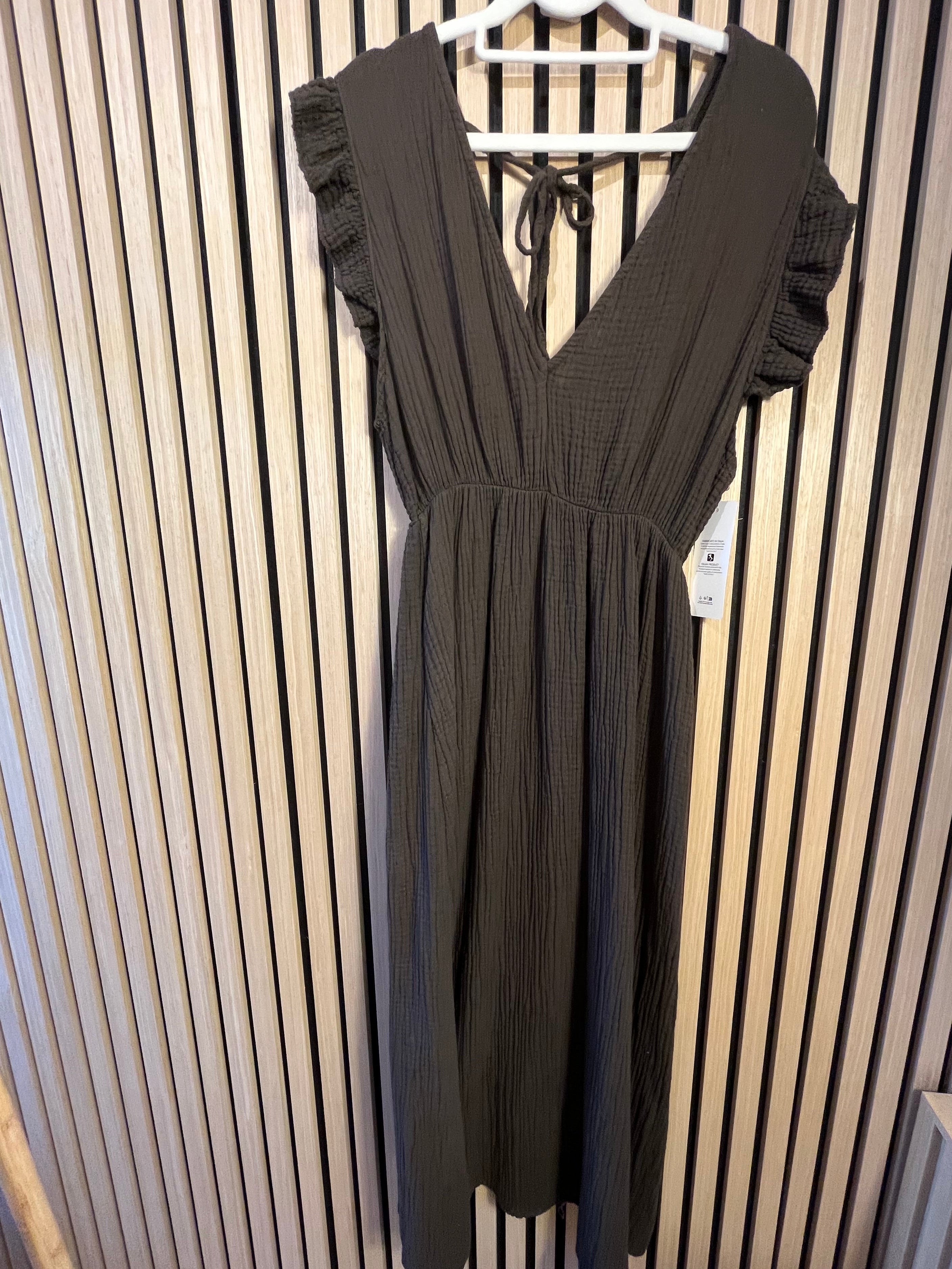 Kleid Musselin uni Baumwolle