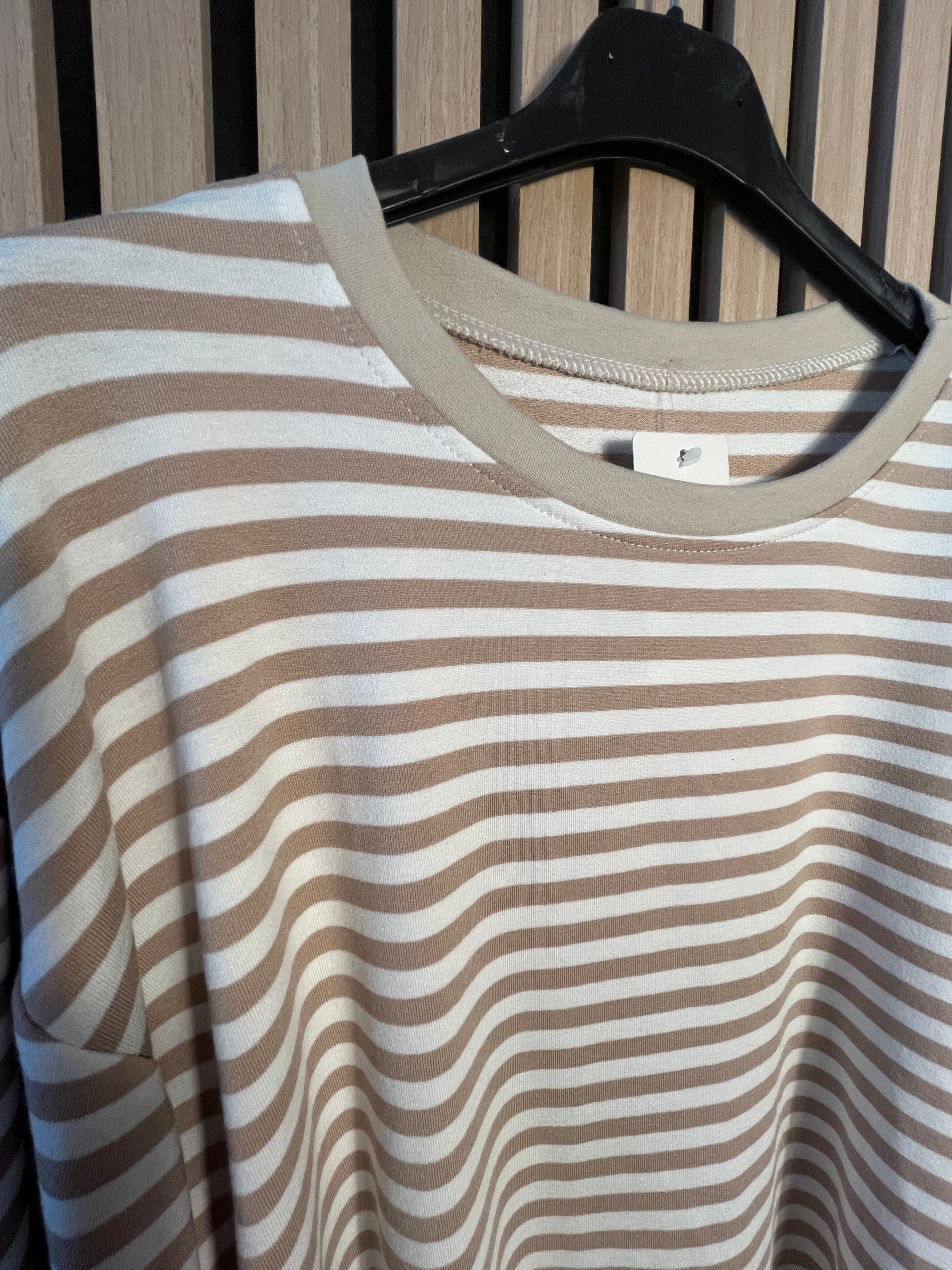 Shirt mit Streifen Langarm