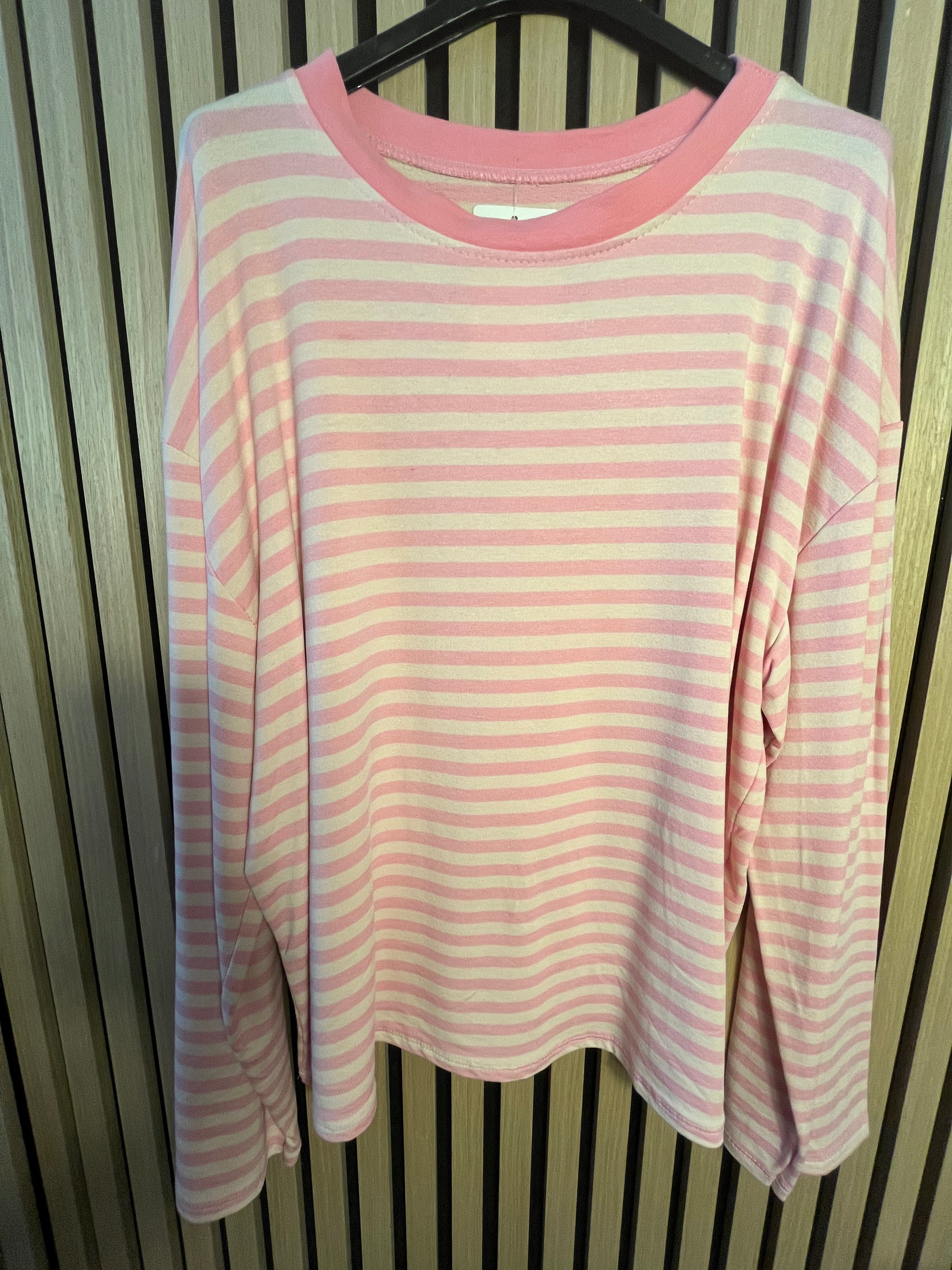 Shirt mit Streifen Langarm