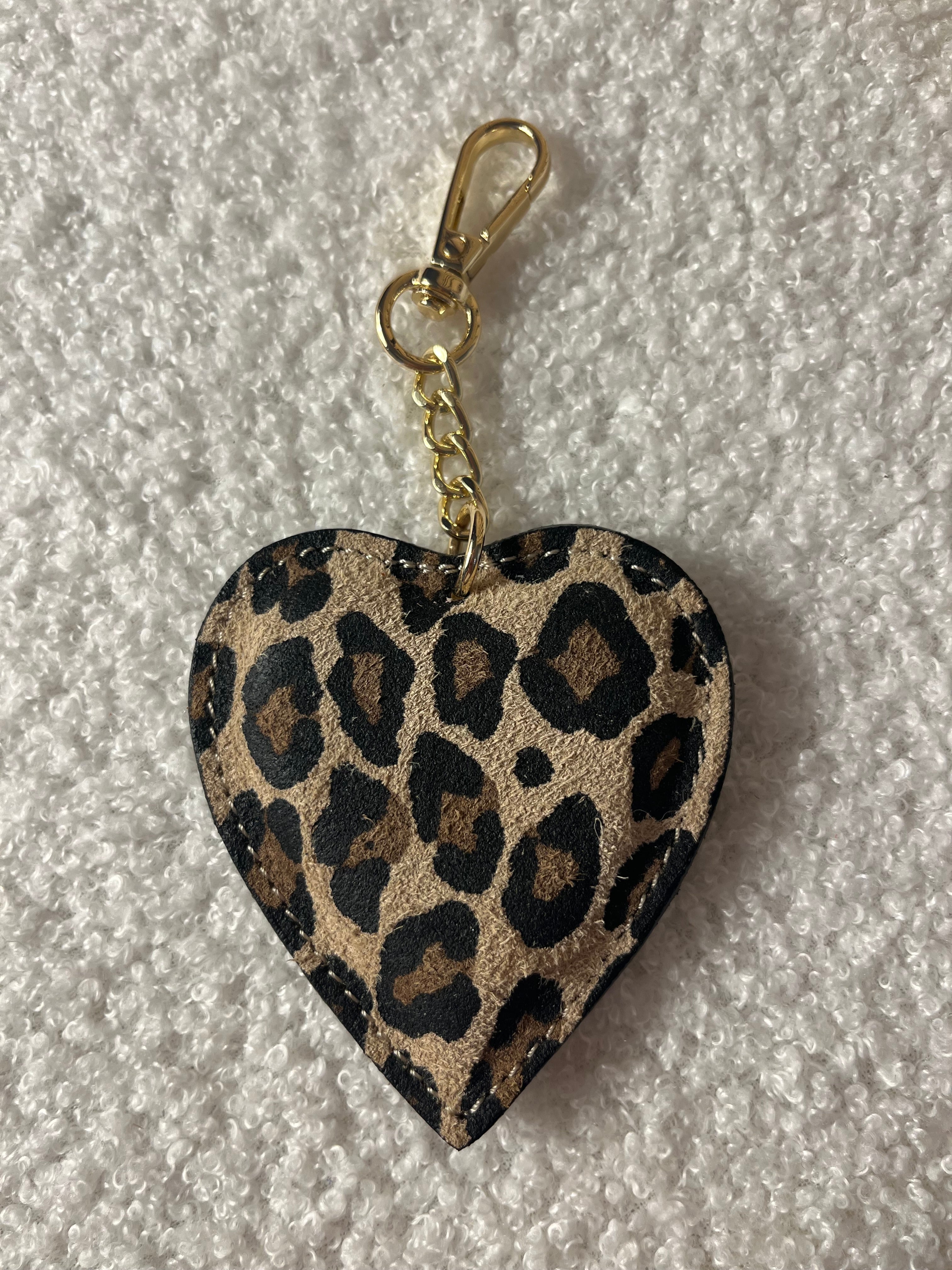 Schlüsselanhänger Kleeblatt Hund Katze Leder Geschenk