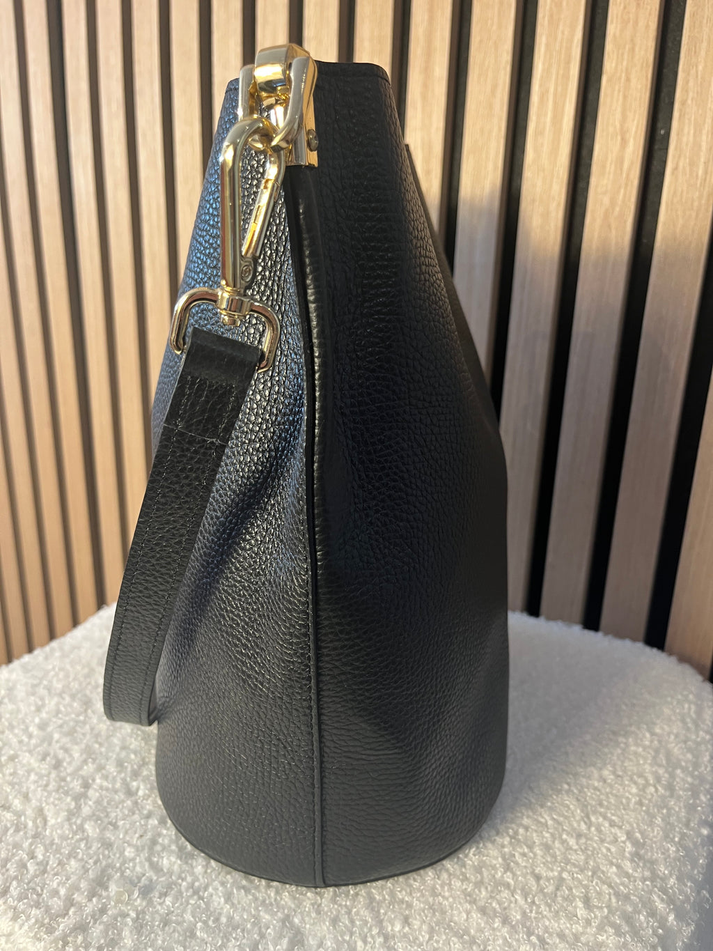 Tasche Leder Beutelform 