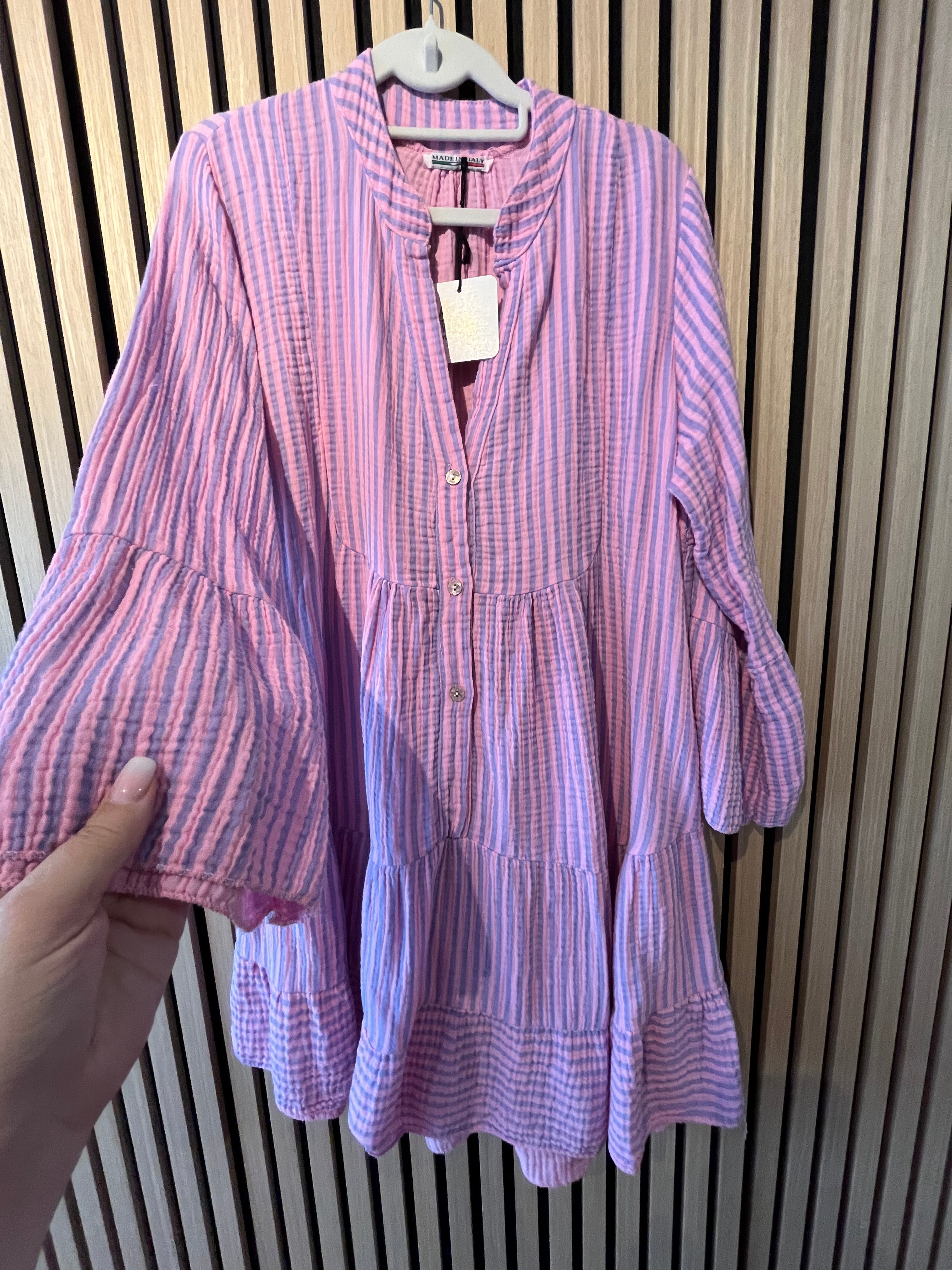 Kleid kurz Streifen