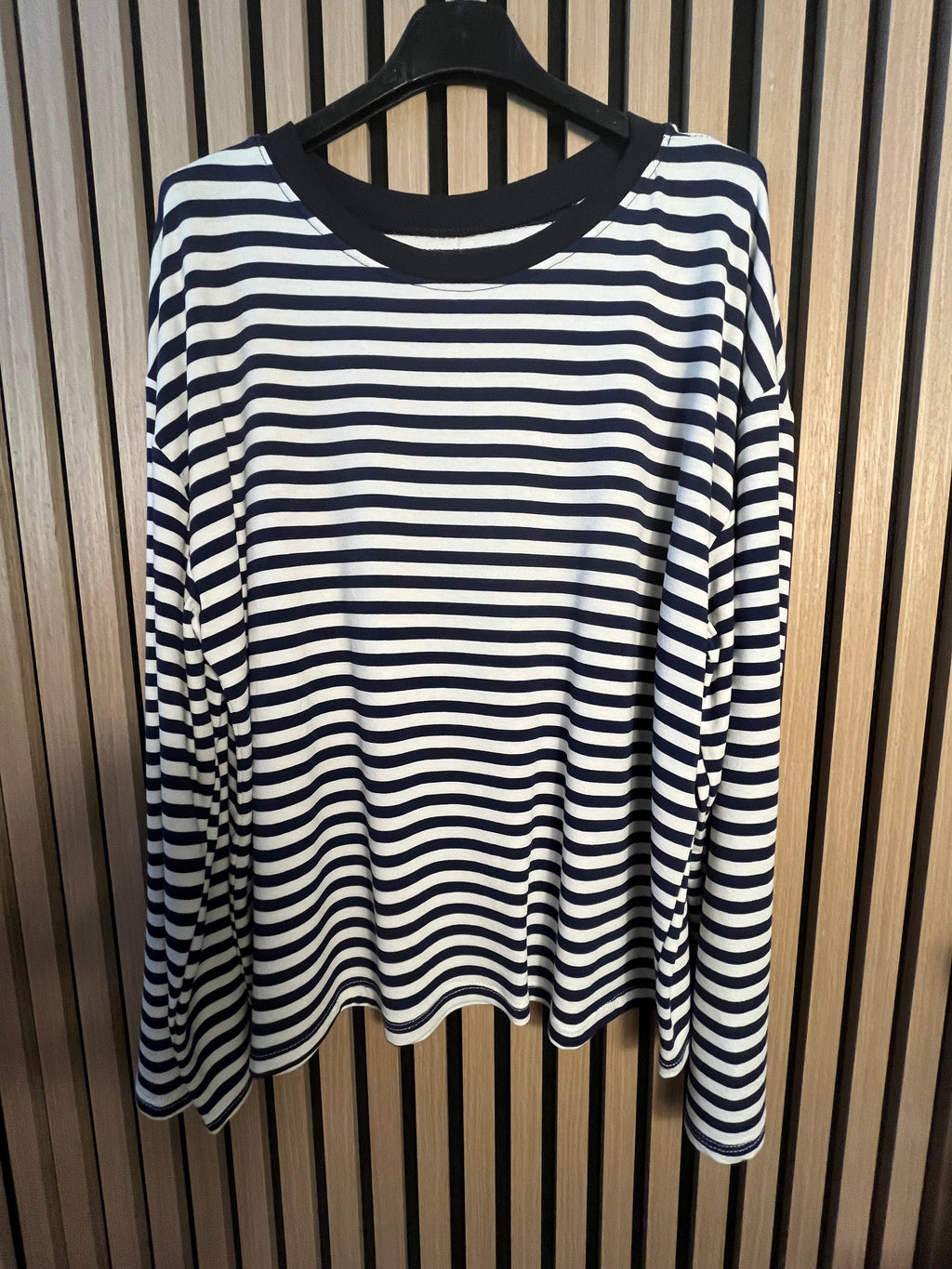 Shirt mit Streifen Langarm
