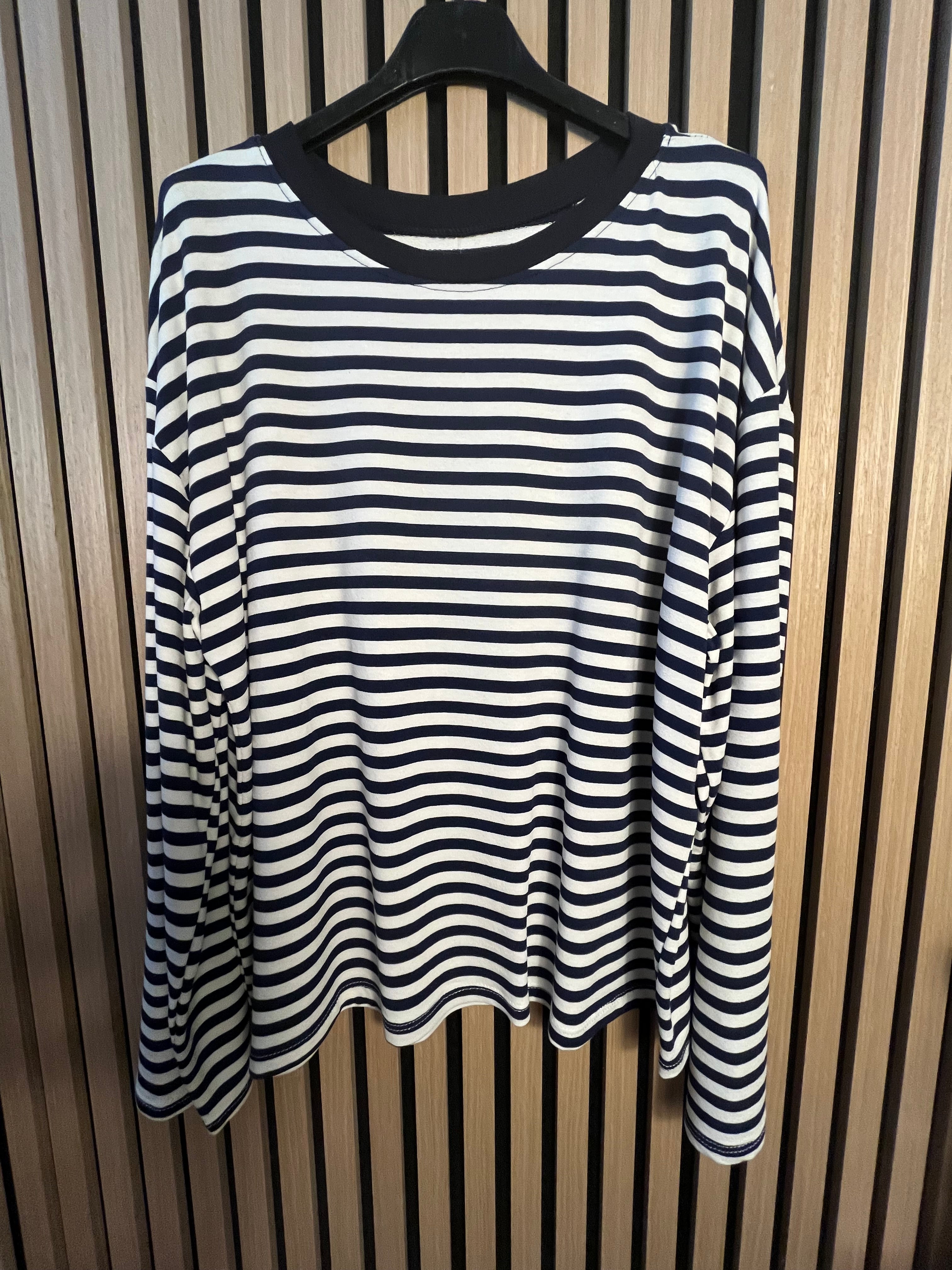 Shirt mit Streifen Langarm