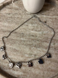 Edelstahl Kette Herzen