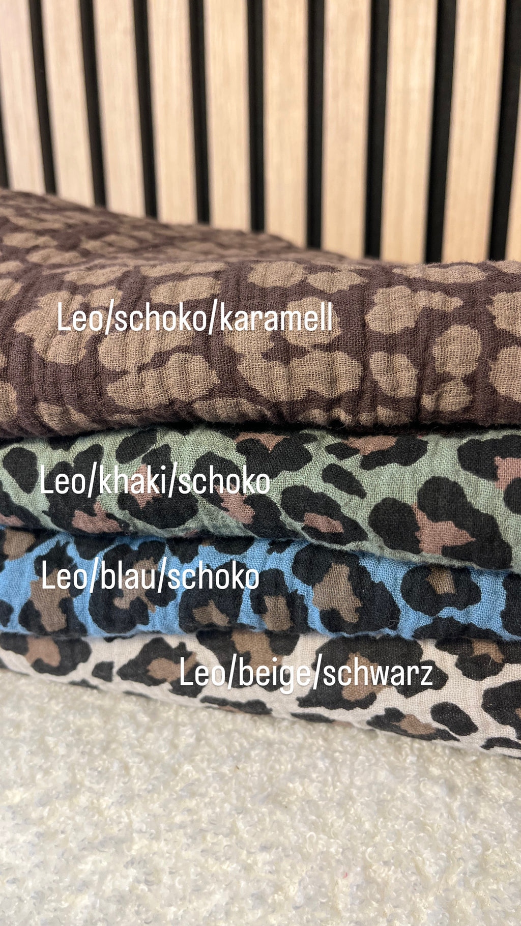 Musselin Tuch Baumwolle Leo