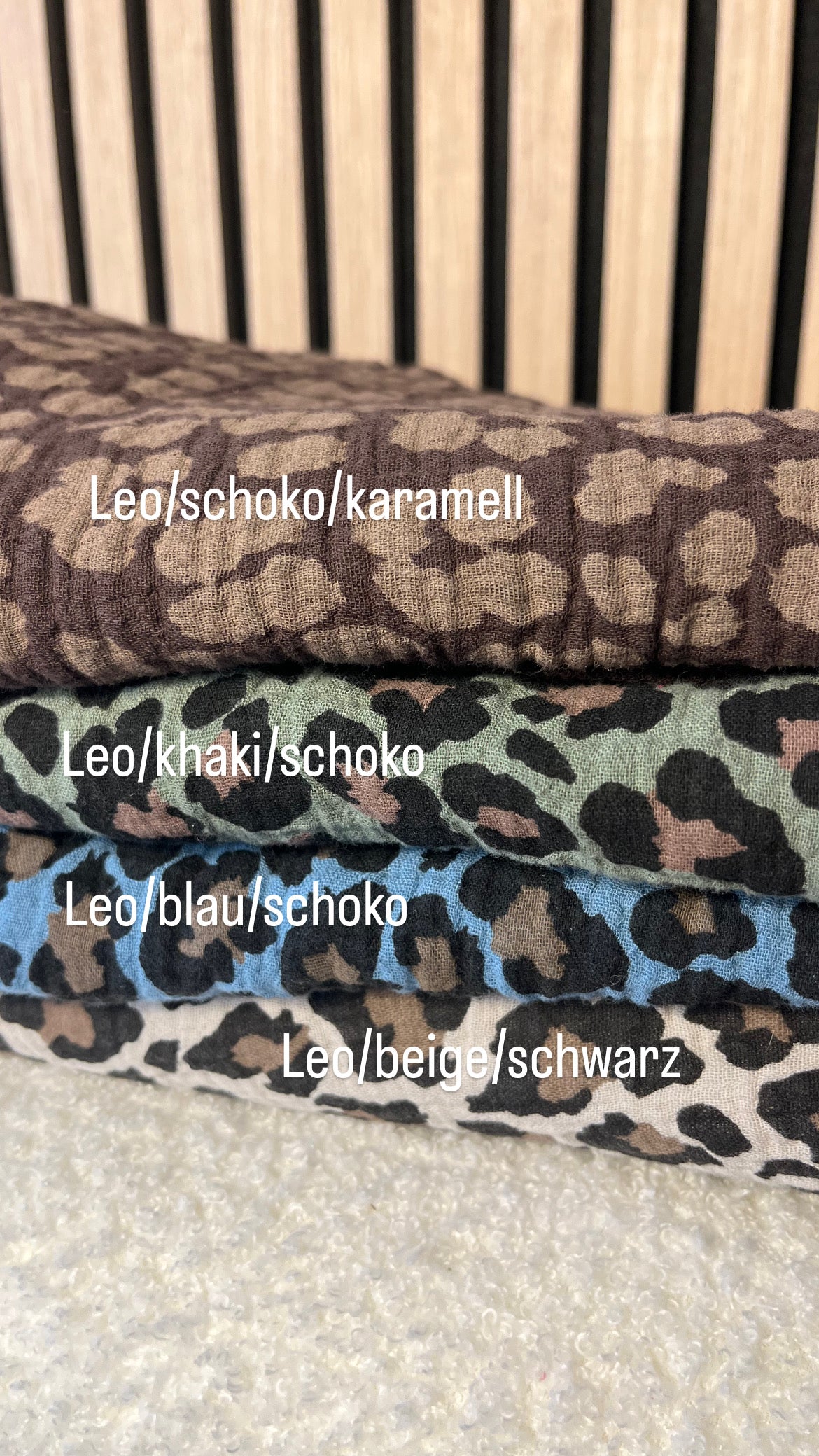 Musselin Tuch Baumwolle Leo
