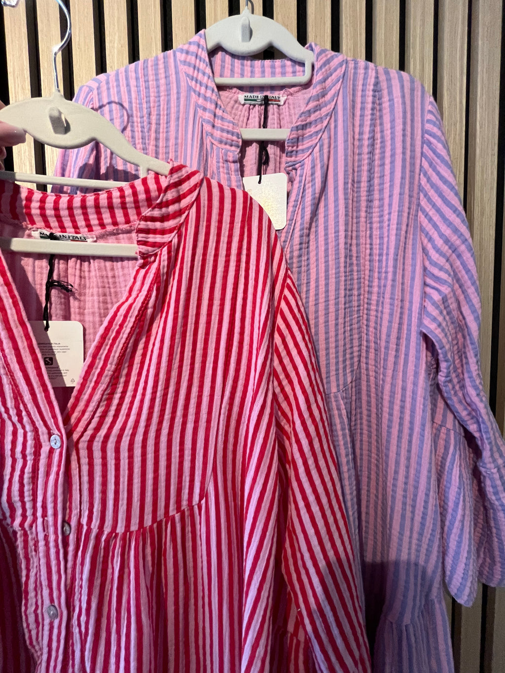 Kleid kurz Streifen