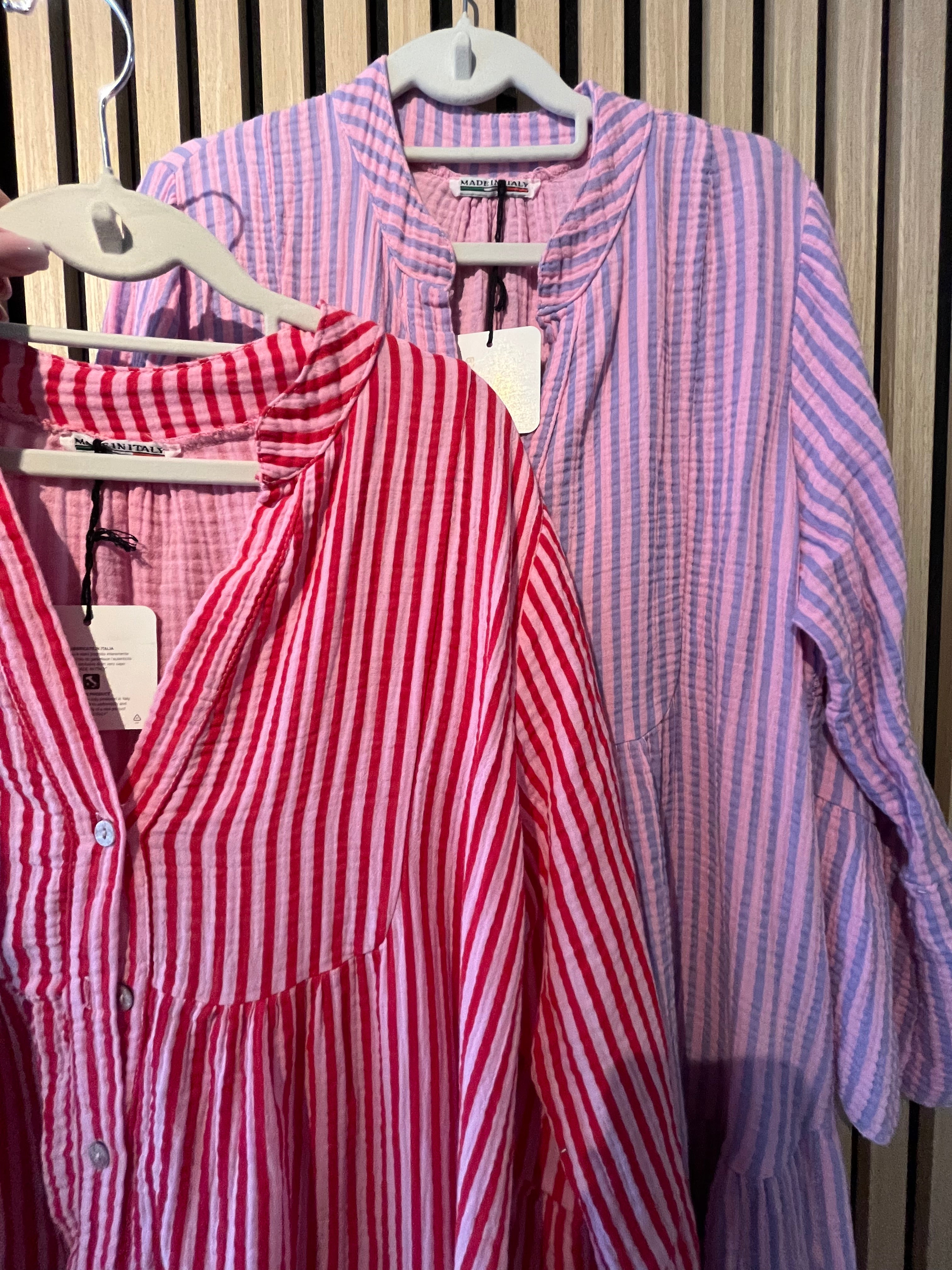 Kleid kurz Streifen