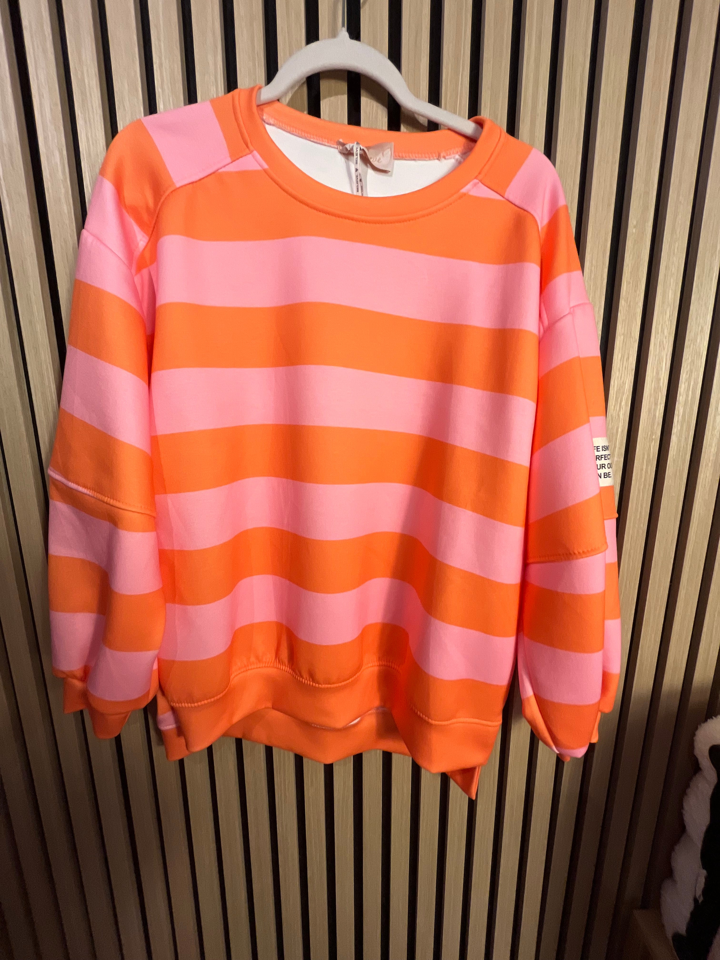 Pullover Butterstoff Streifen