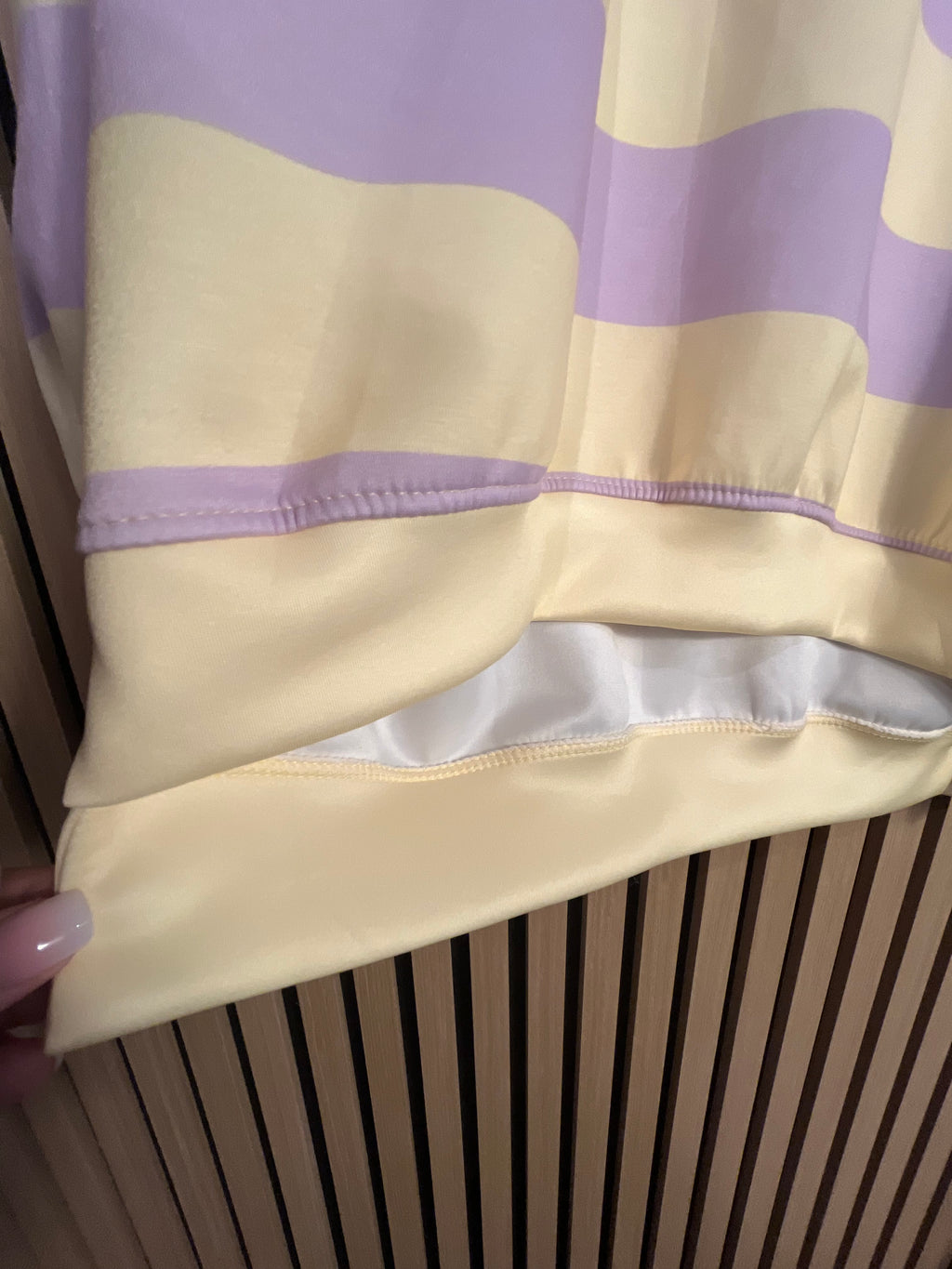 Pullover Butterstoff Streifen