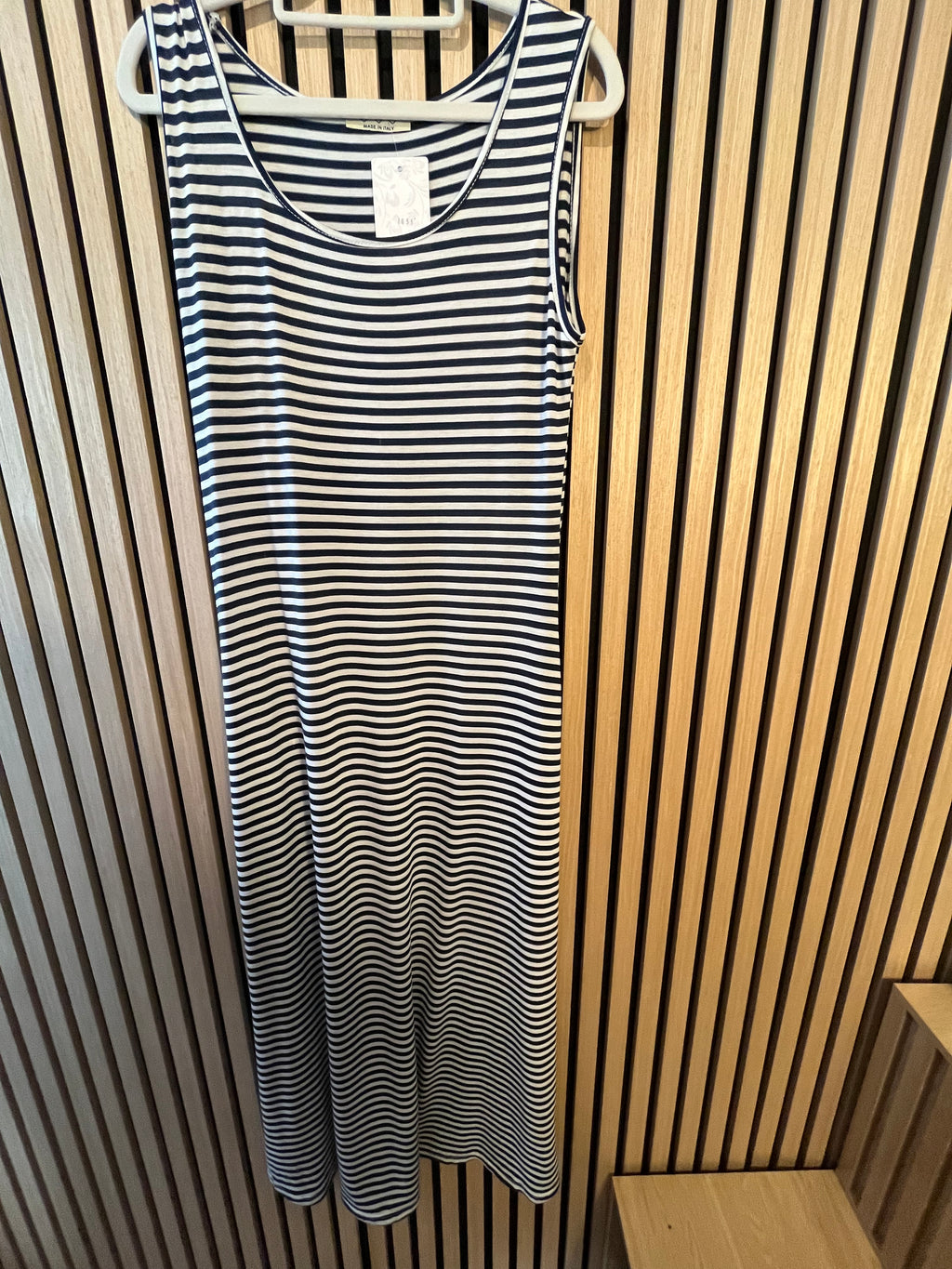 Kleid lang mit Streifen