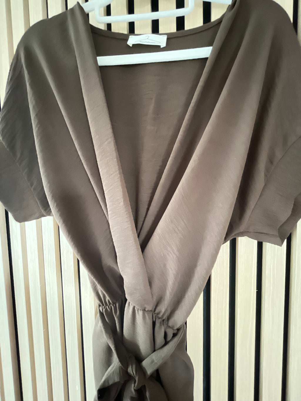 Jumpsuit schwarz braun