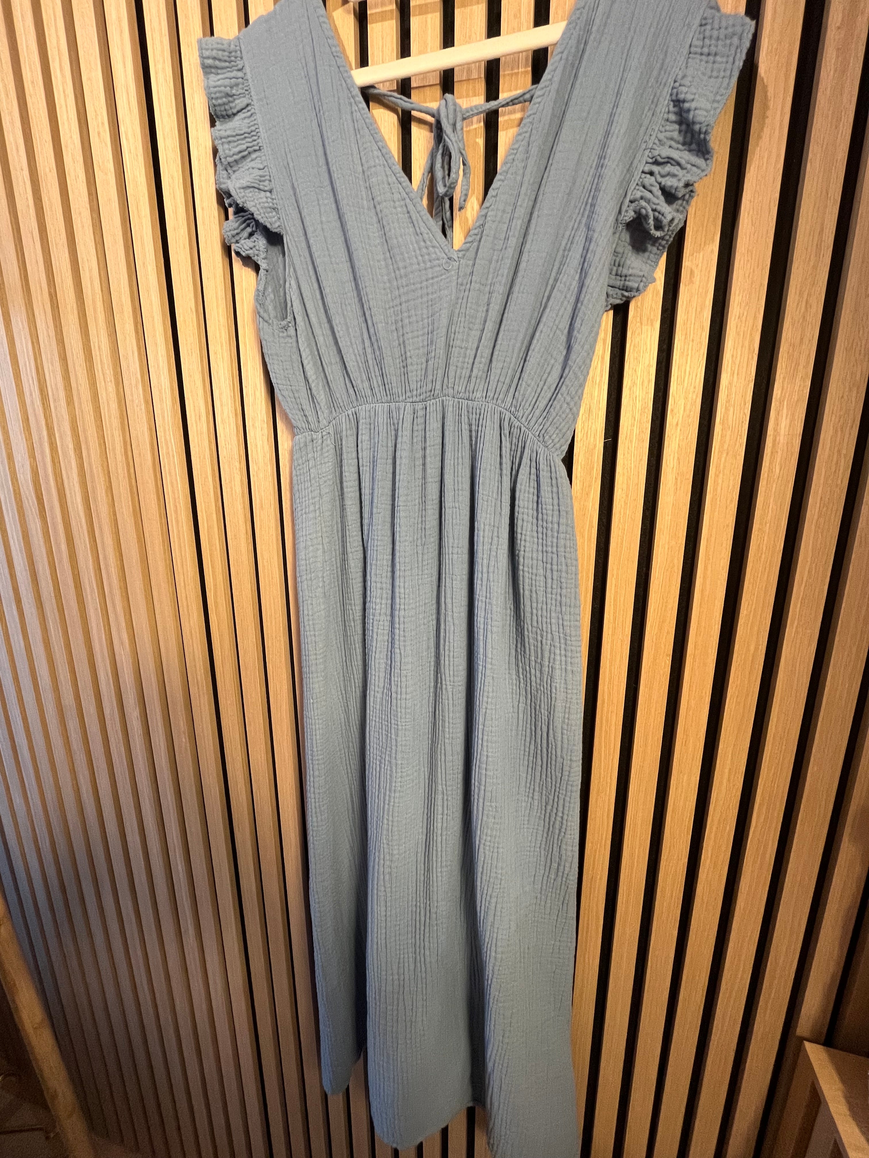 Kleid Musselin uni Baumwolle