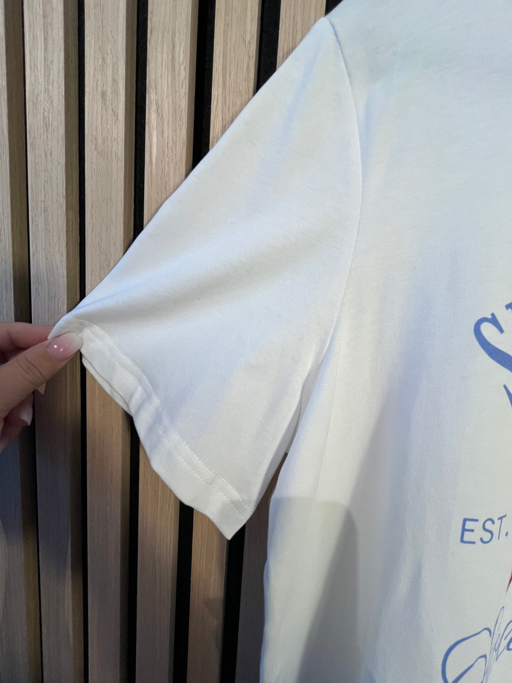 T-Shirt mit Seaside Print