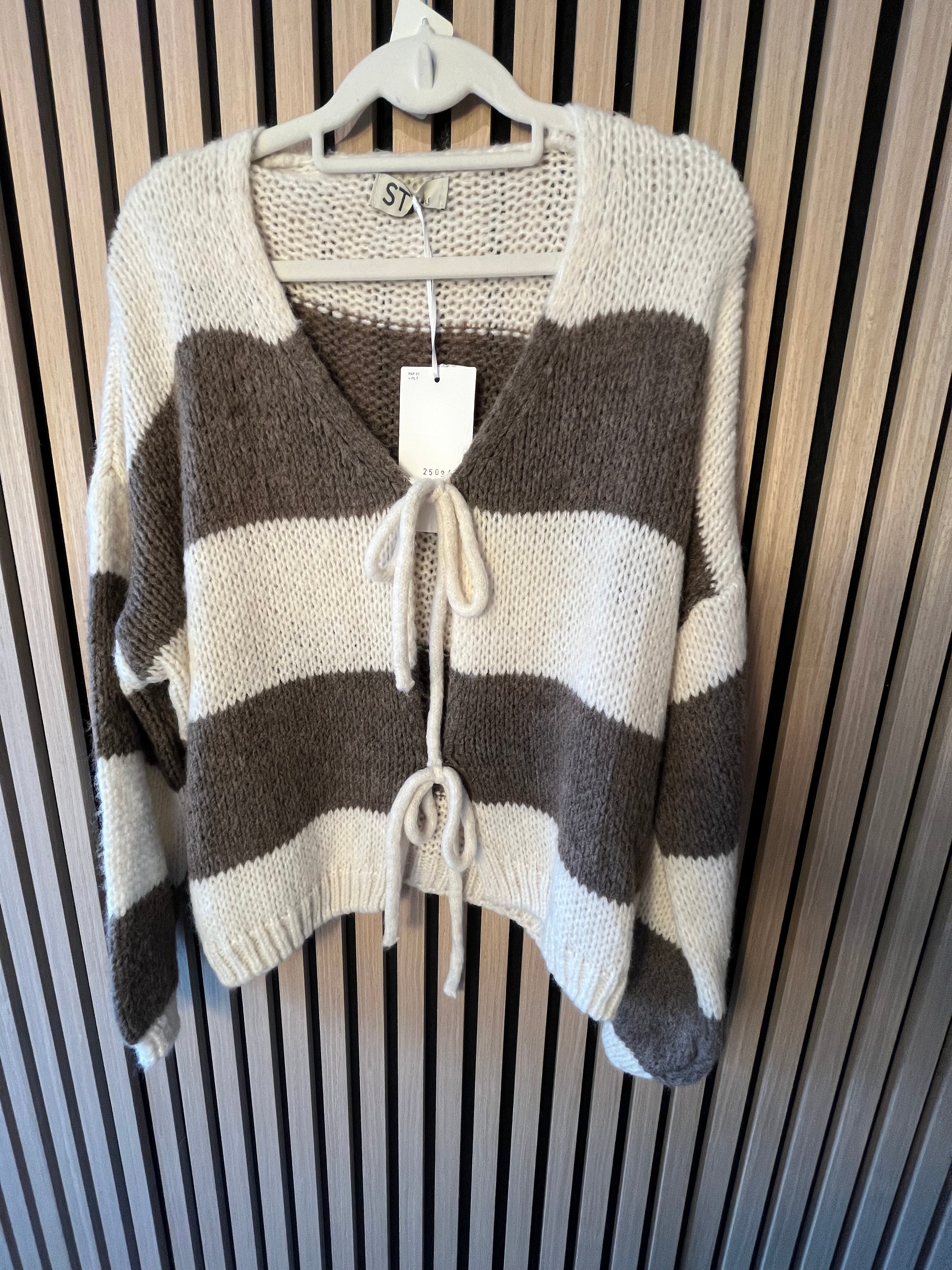 Schleifen-Cardigan „Fee“ Strickjacke weich