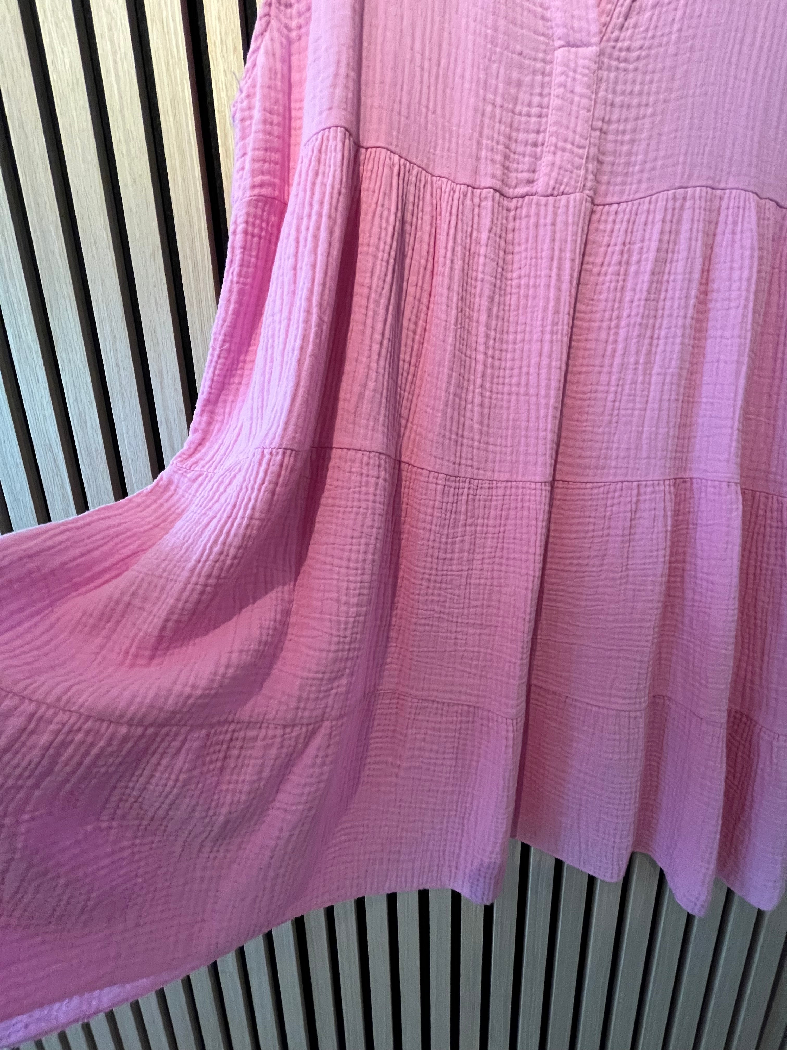 Kleid Musselin Baumwolle kurz