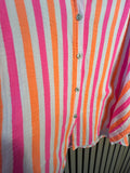 Musselin Bluse Streifen