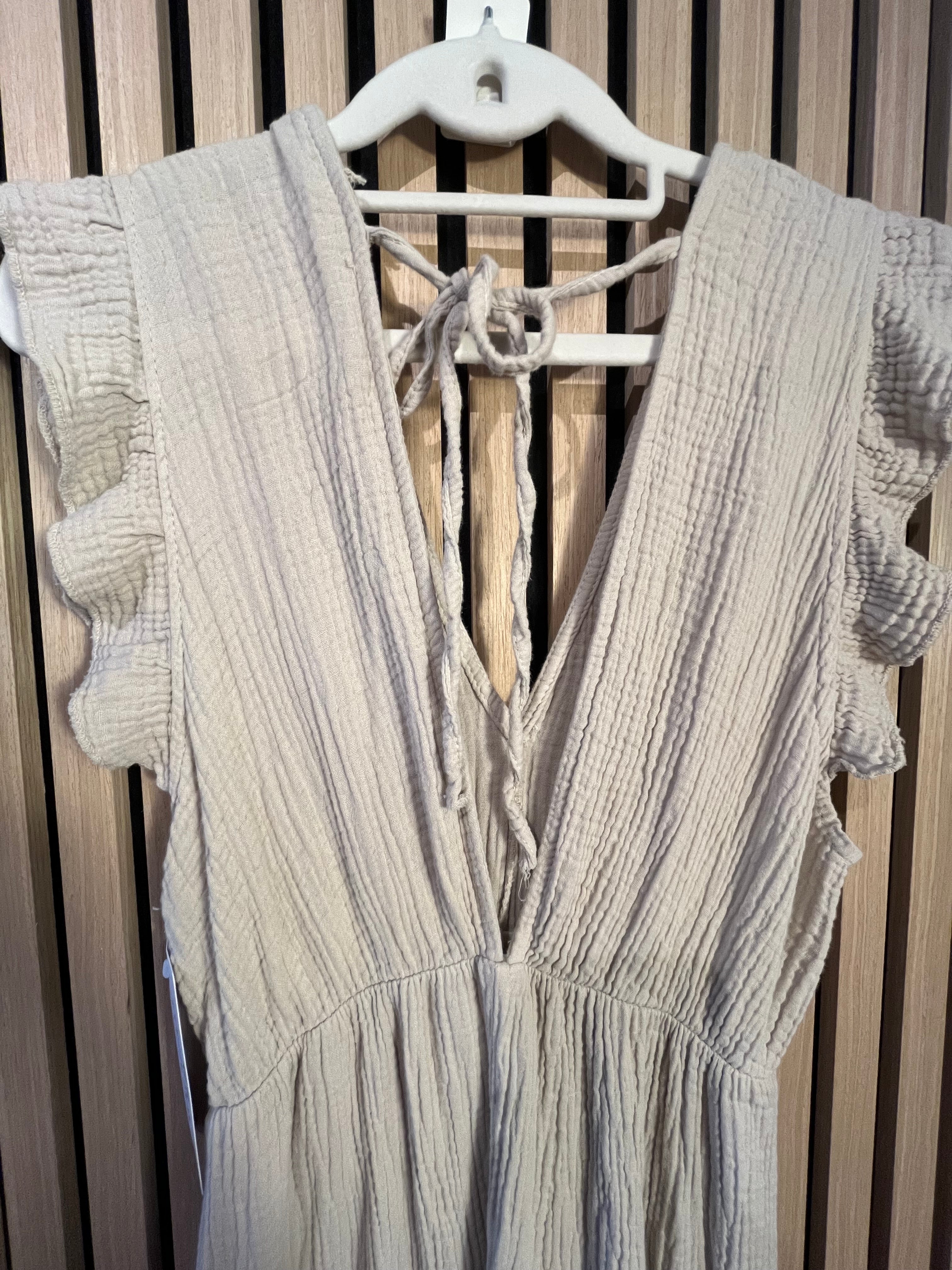 Kleid Musselin uni Baumwolle