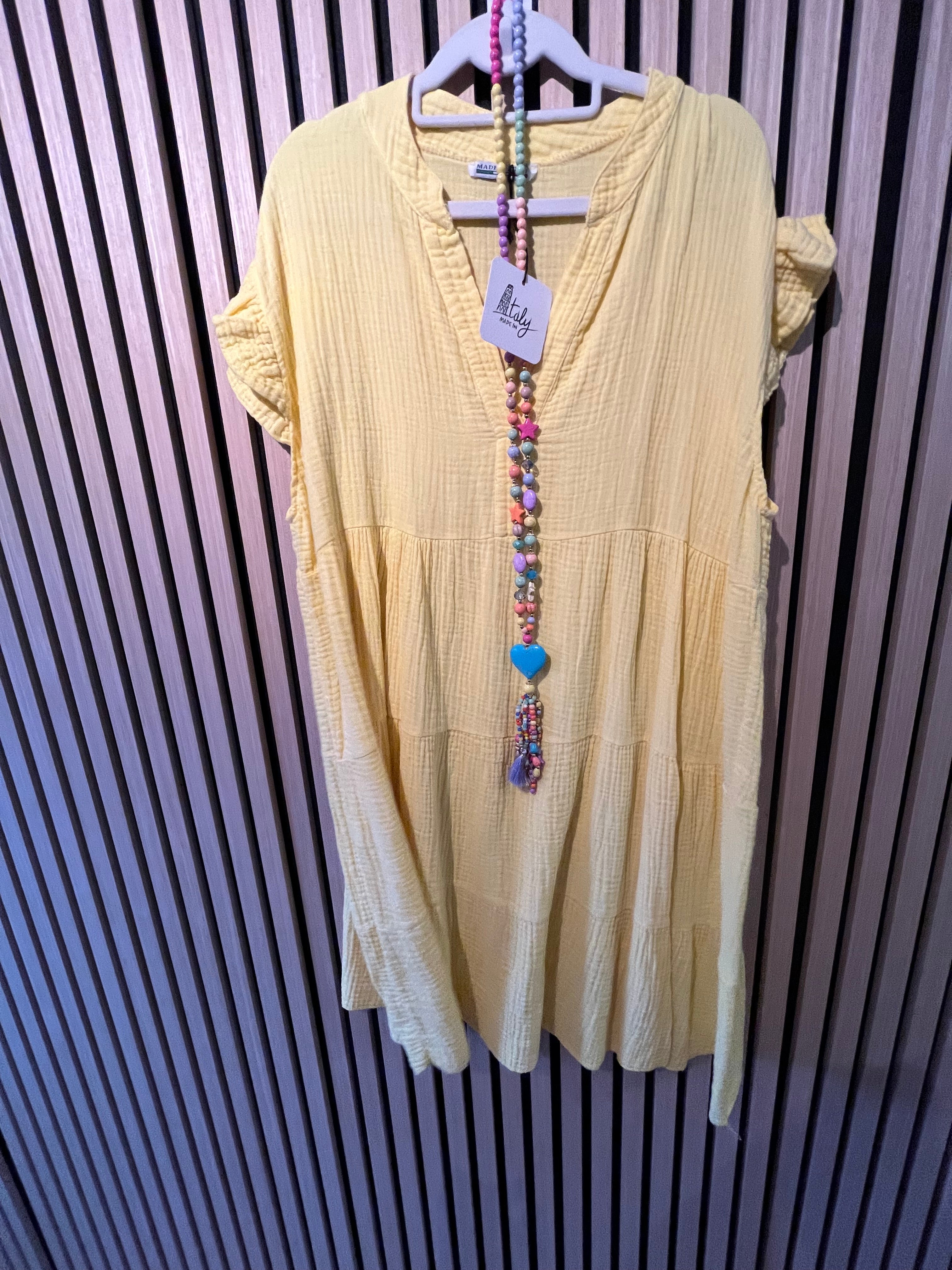 Kleid Musselin Baumwolle kurz