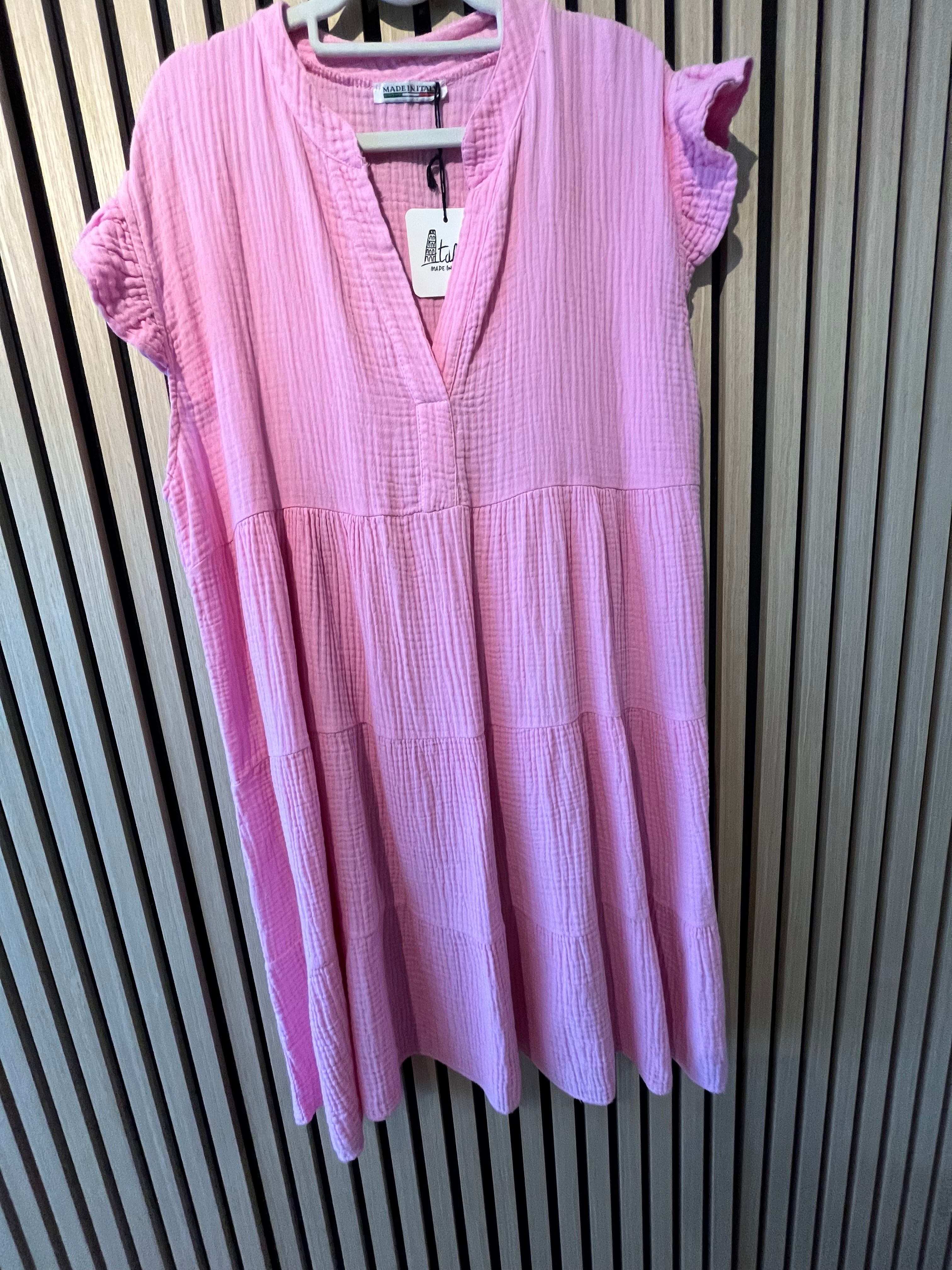 Kleid Musselin Baumwolle kurz
