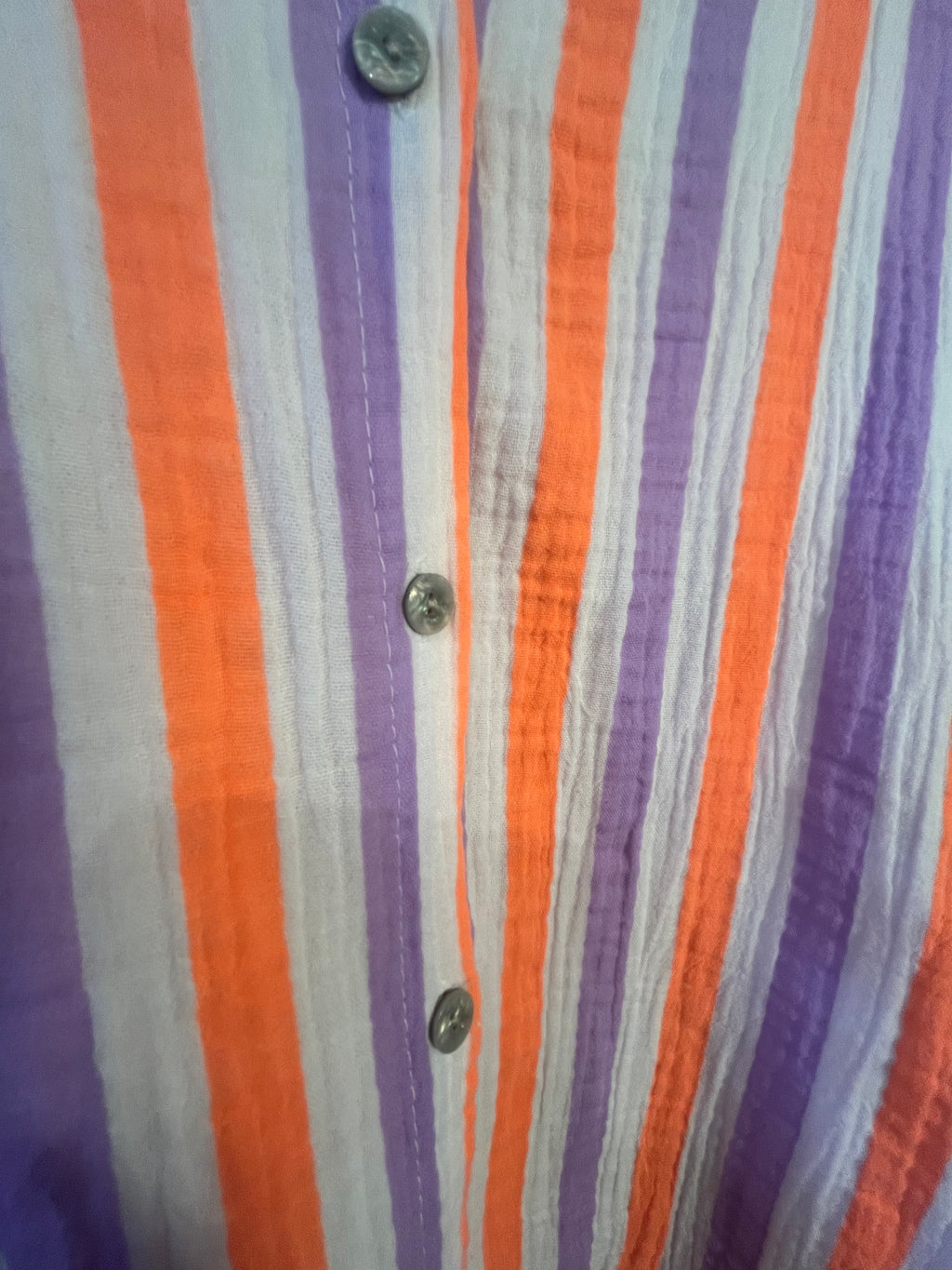 Musselin Bluse Streifen