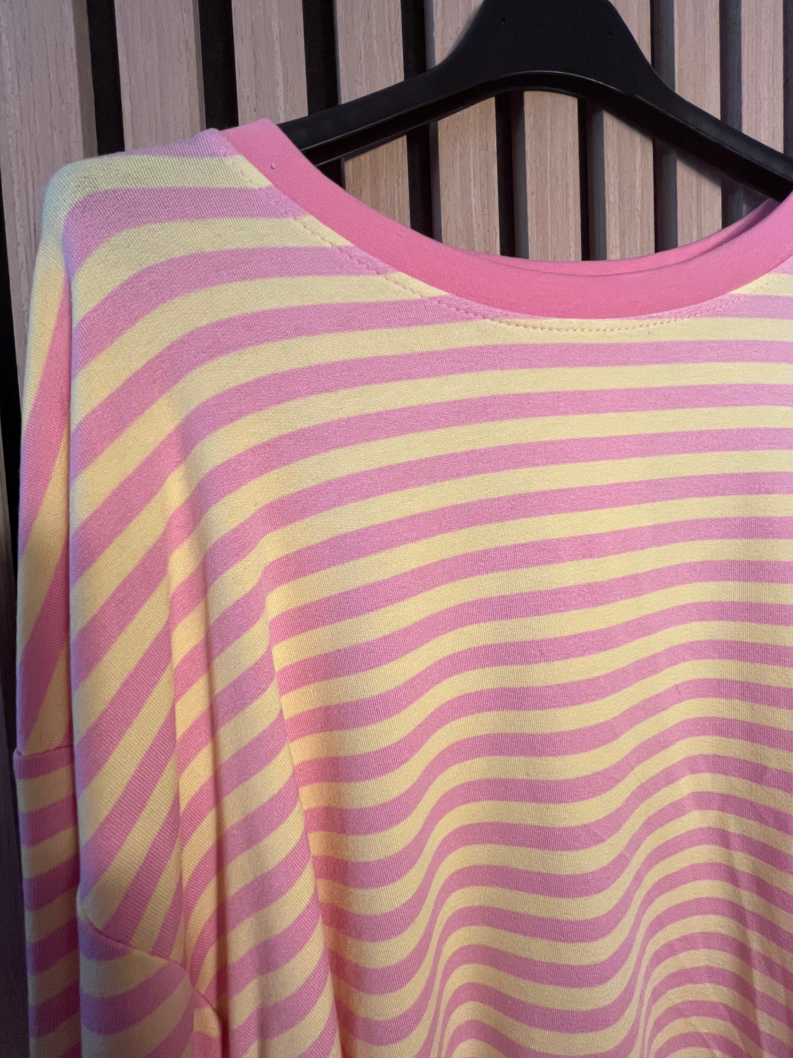 Shirt mit Streifen Langarm