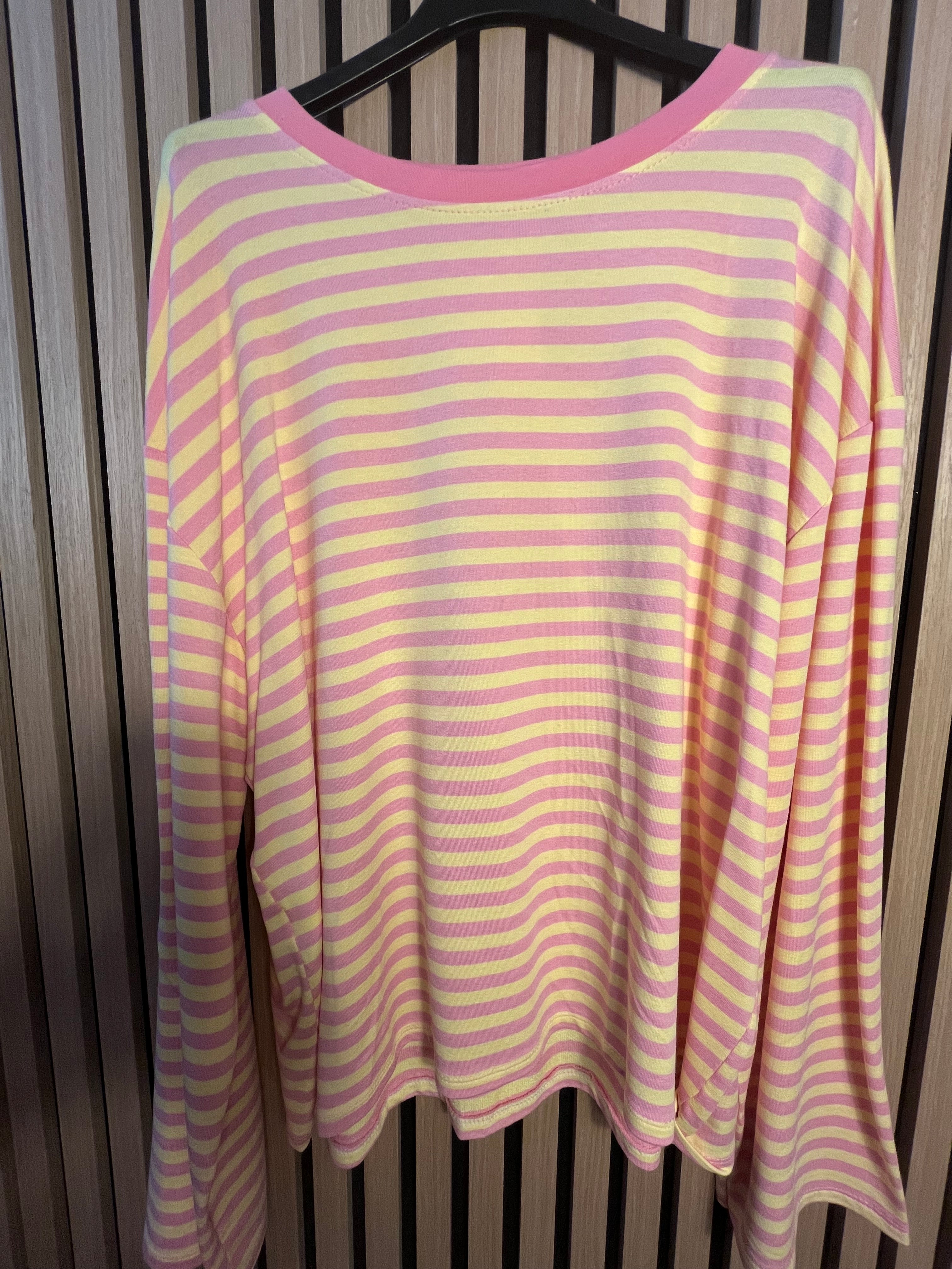 Shirt mit Streifen Langarm
